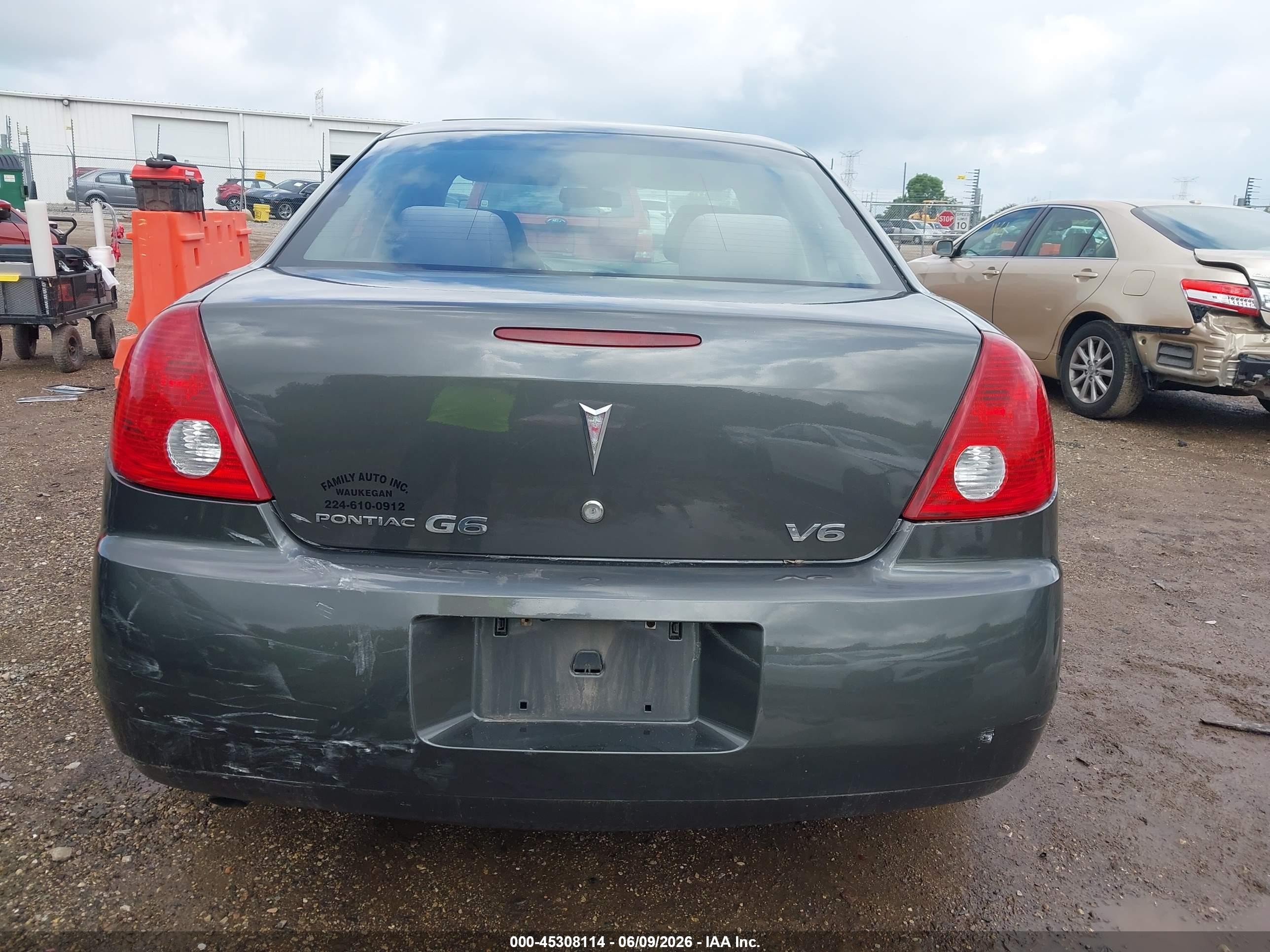 2006 Pontiac G6   Gray vin: 1G2ZG558864267326