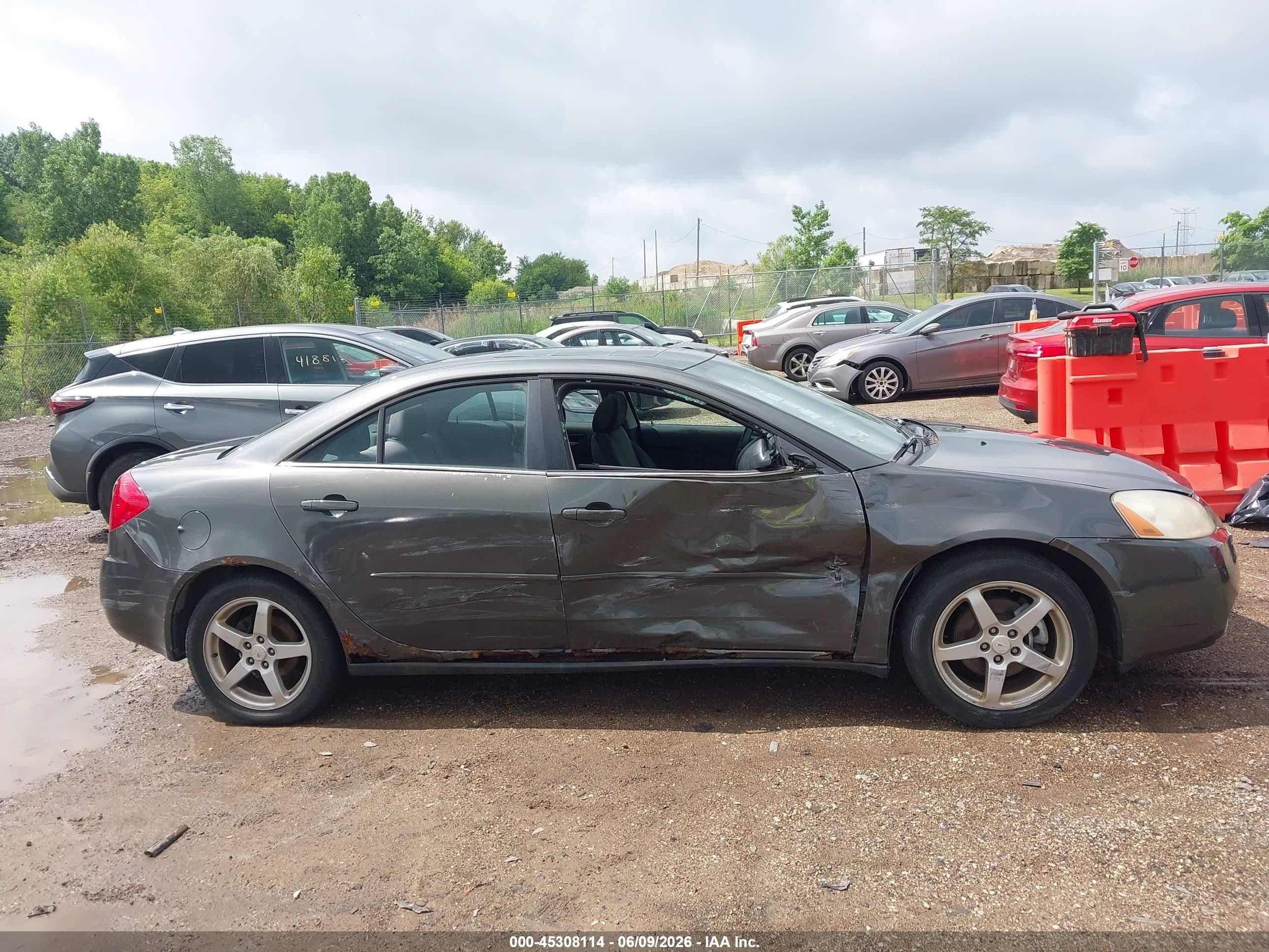 2006 Pontiac G6   Gray vin: 1G2ZG558864267326