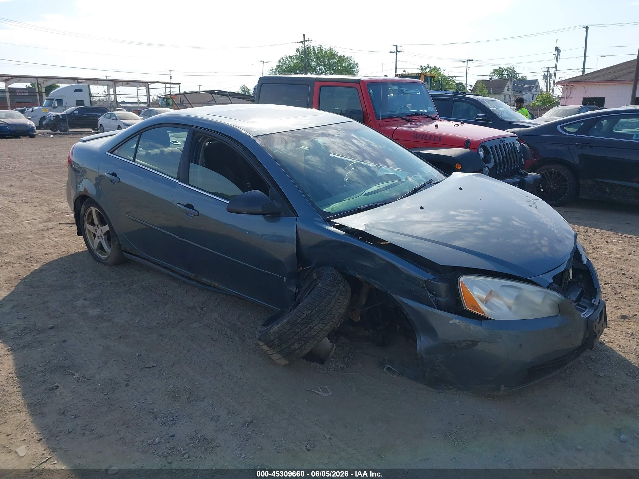 2006 Pontiac G6   Gray vin: 1G2ZG558964265133