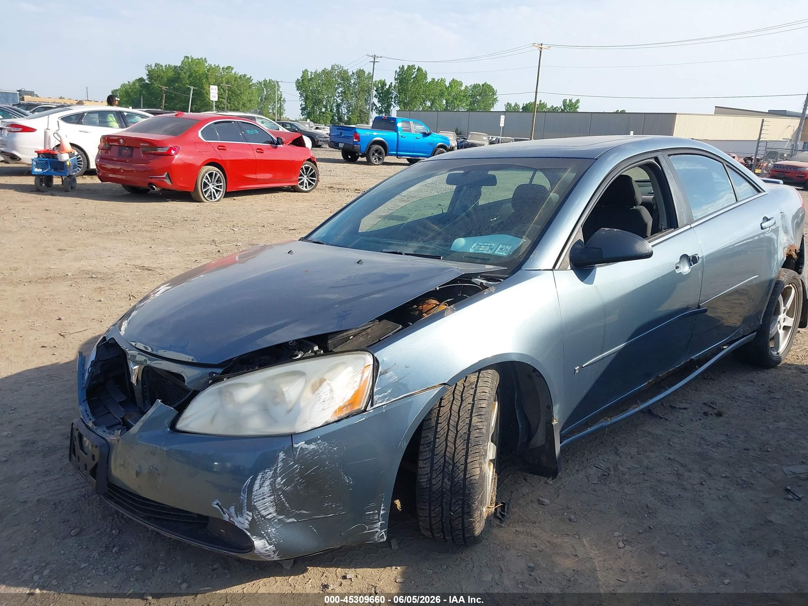 2006 Pontiac G6   Gray vin: 1G2ZG558964265133