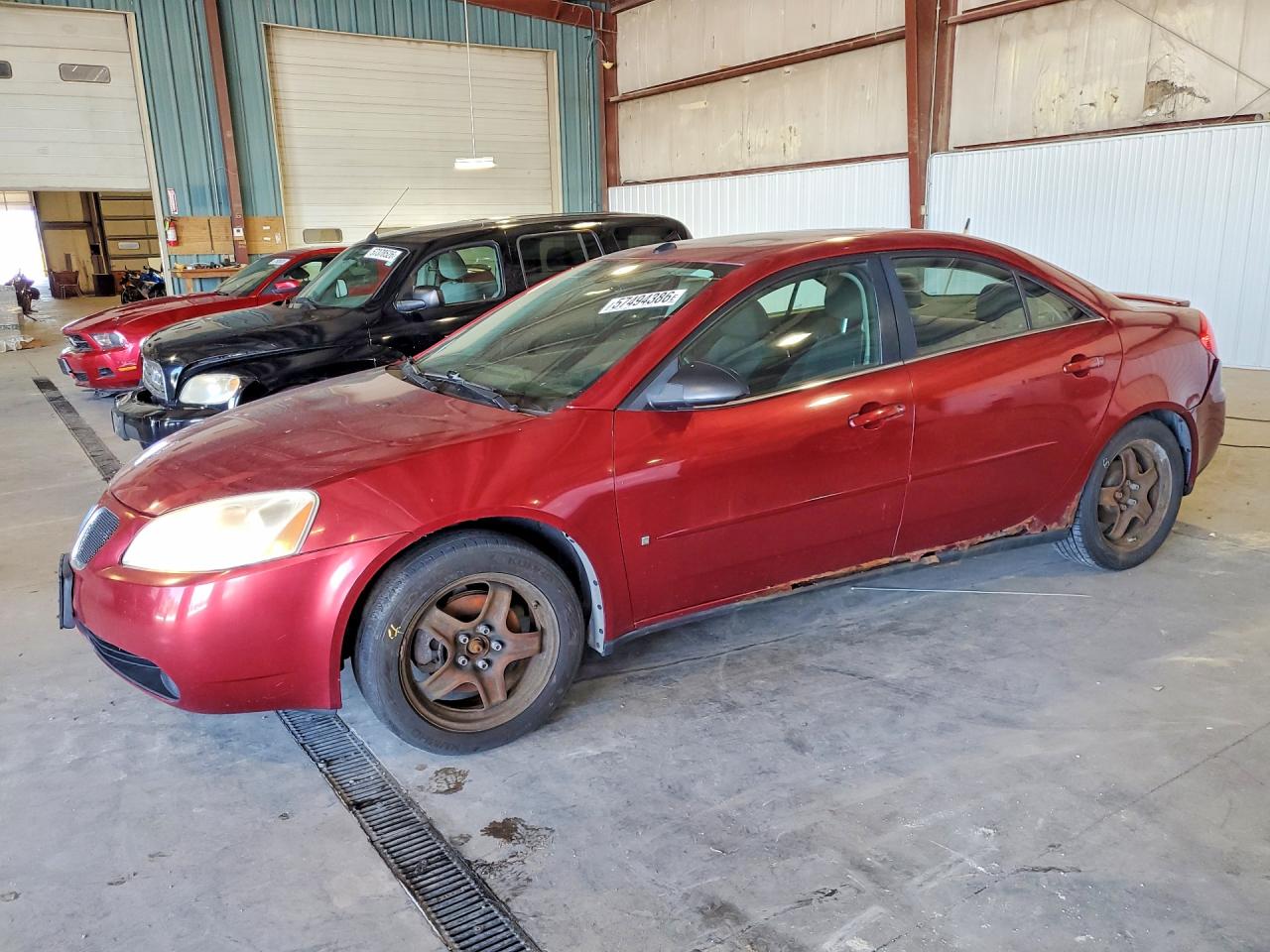 2008 Pontiac G6 Base Burgundy vin: 1G2ZG57B084121613