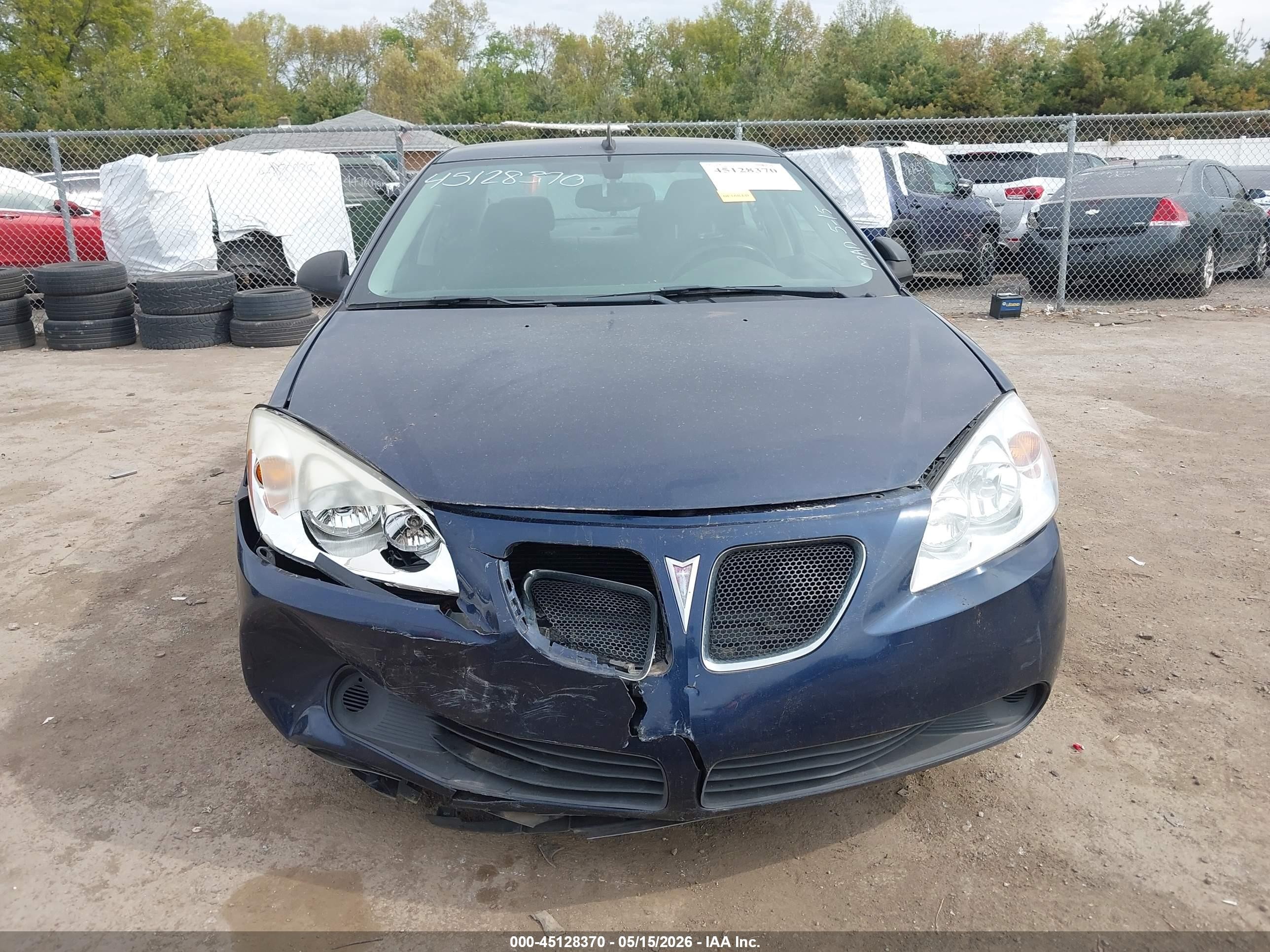 2008 Pontiac G6   Синий vin: 1G2ZG57B184220487