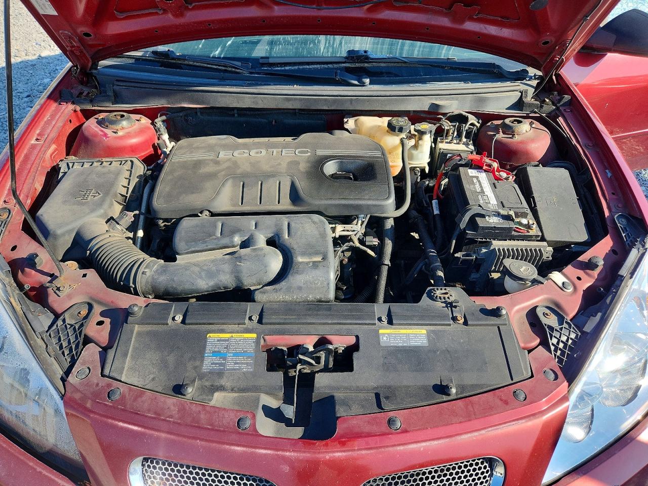 2008 Pontiac G6 Base Красный vin: 1G2ZG57B284141622