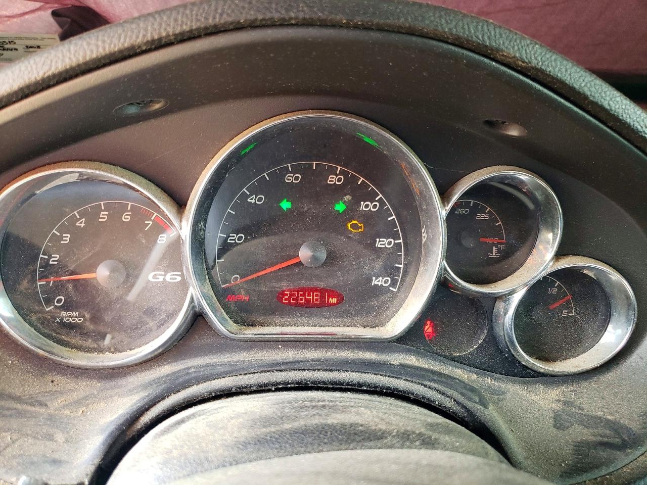2008 Pontiac G6 Base Blue vin: 1G2ZG57B284145315
