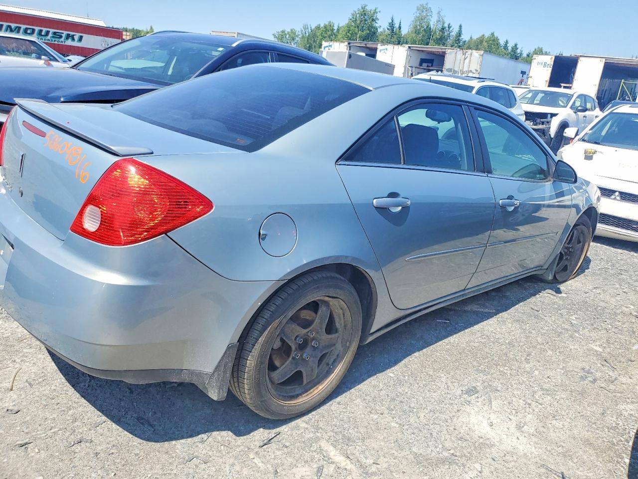 2008 Pontiac G6 Base Gray vin: 1G2ZG57B284280004