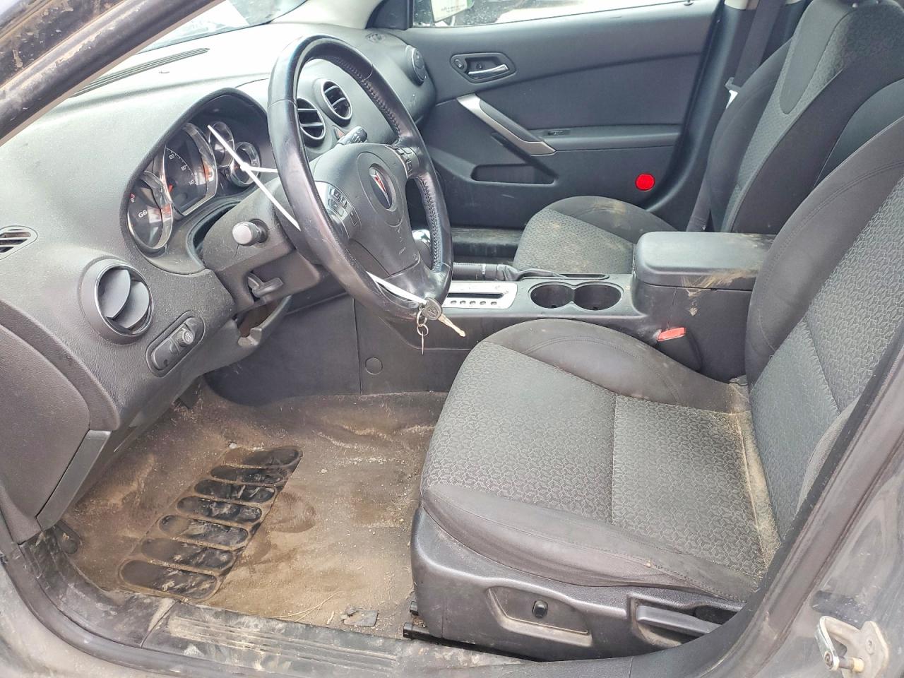 2008 Pontiac G6 Base Gray vin: 1G2ZG57B384175102