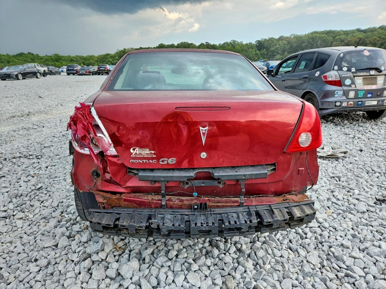 2009 Pontiac G6 Burgundy vin: 1G2ZG57B494124418