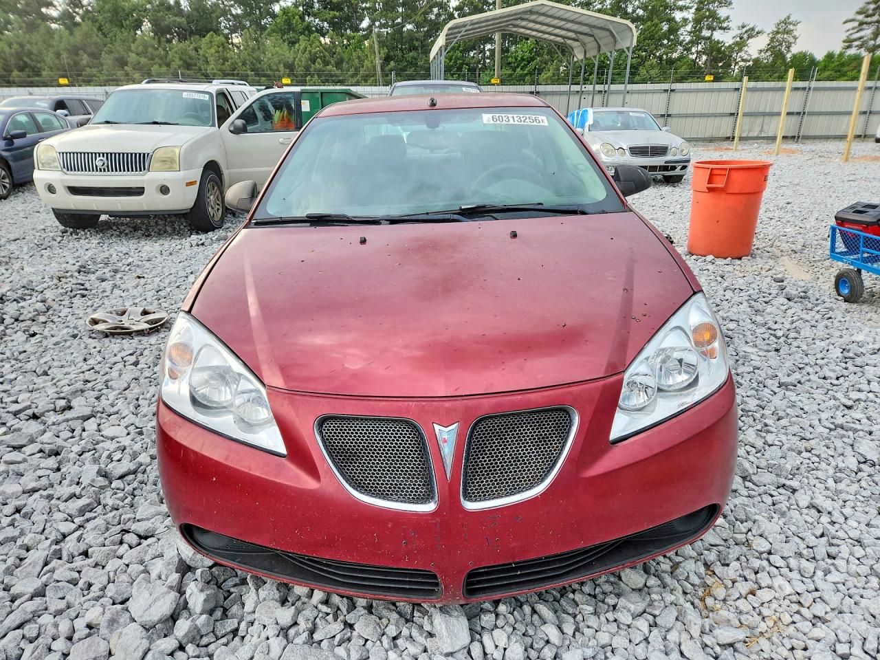 2009 Pontiac G6 Burgundy vin: 1G2ZG57B494124418