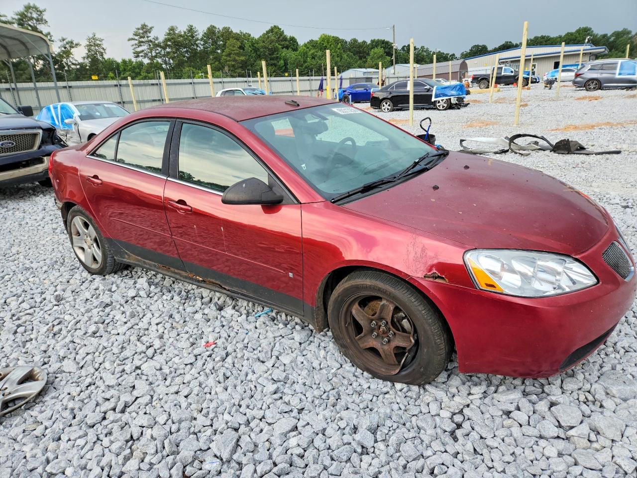 2009 Pontiac G6 Burgundy vin: 1G2ZG57B494124418