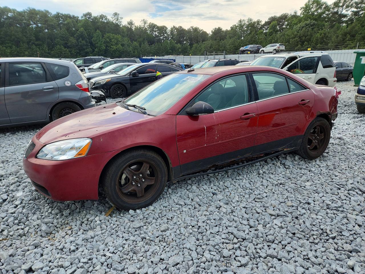 2009 Pontiac G6 Burgundy vin: 1G2ZG57B494124418