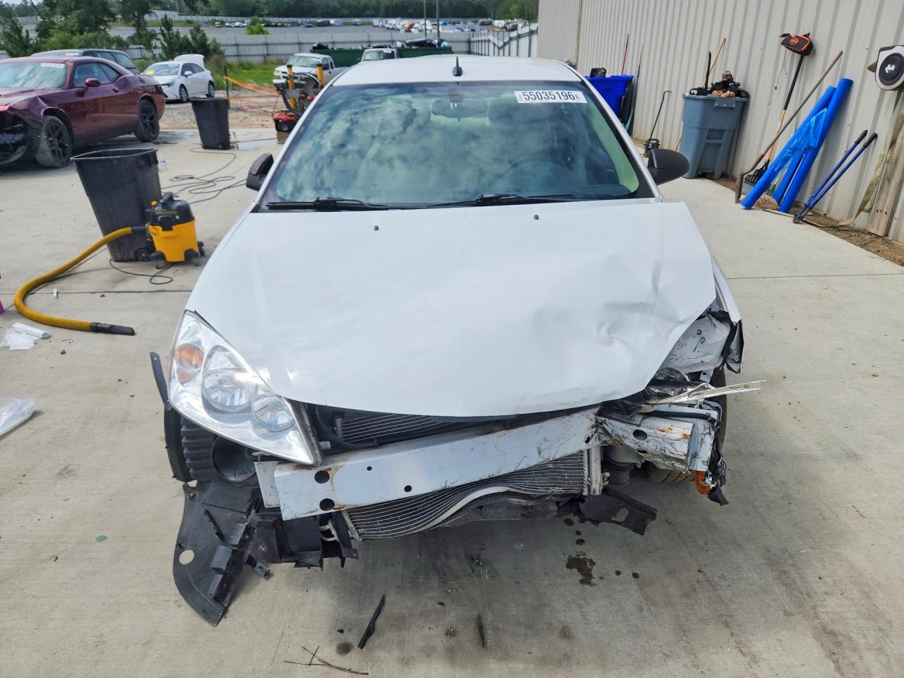 2009 Pontiac G6 White vin: 1G2ZG57B494141560