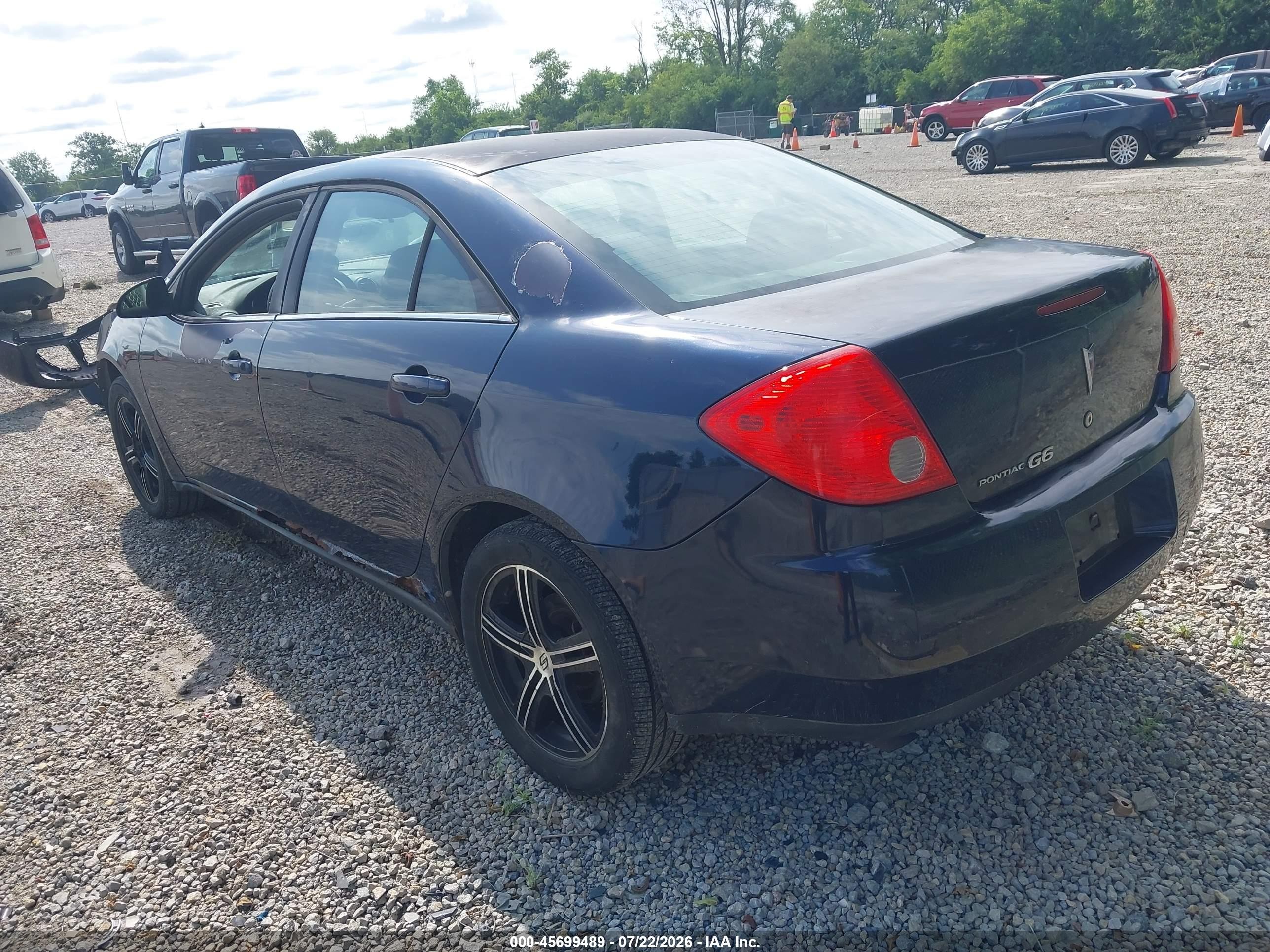 2008 Pontiac G6   Blue vin: 1G2ZG57B584234179