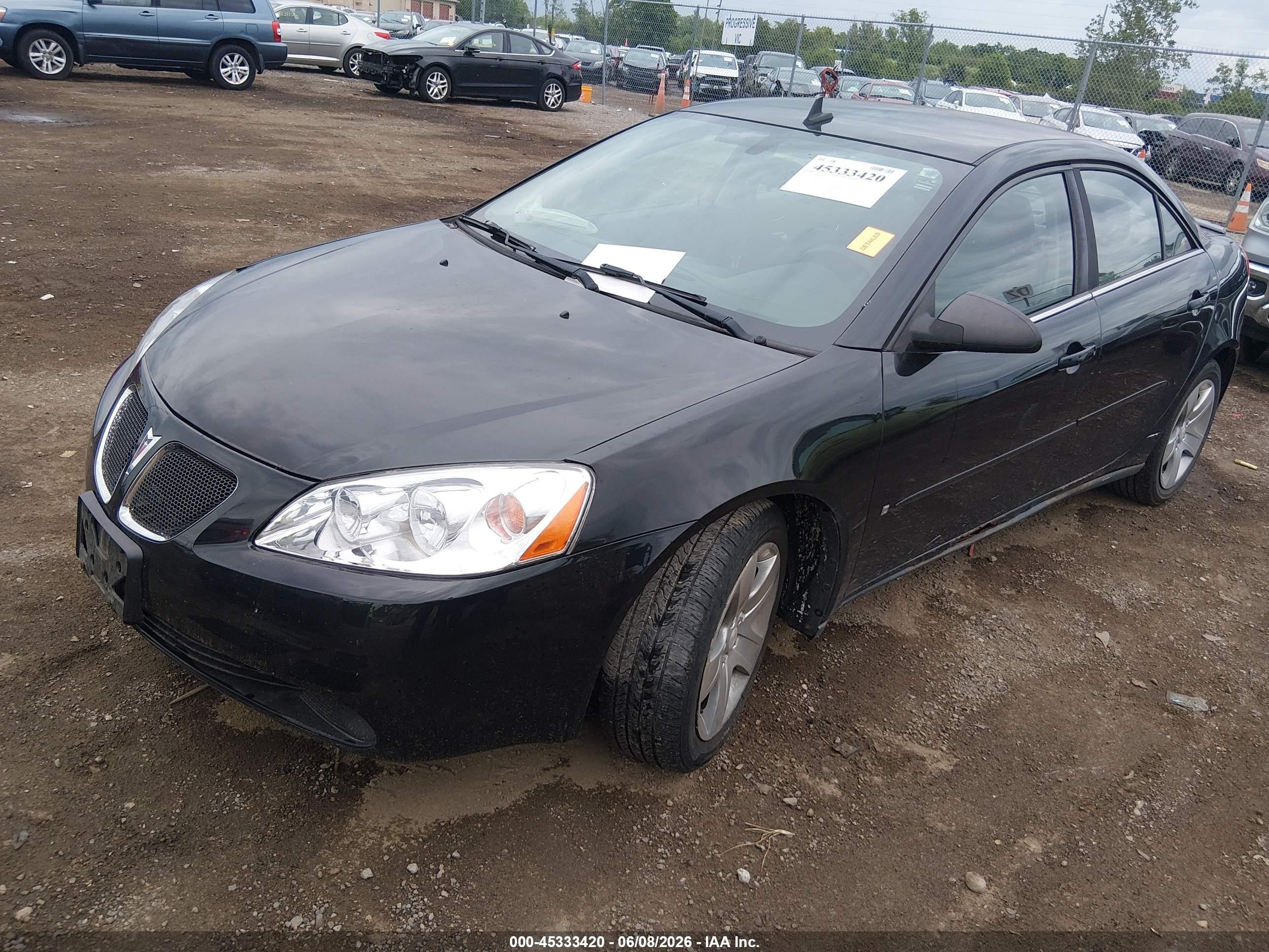 2009 Pontiac G6 Black vin: 1G2ZG57B694157128