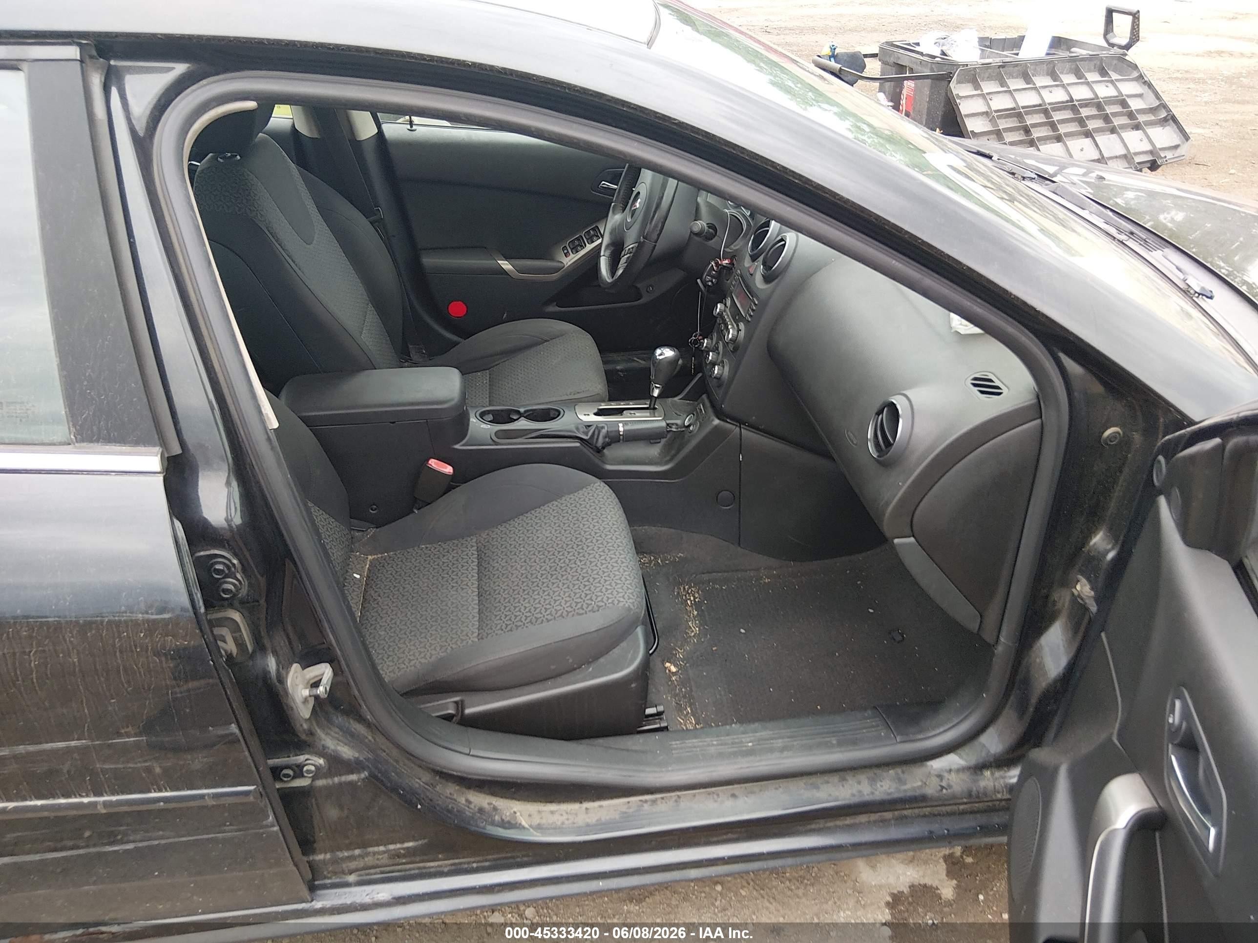2009 Pontiac G6 Black vin: 1G2ZG57B694157128