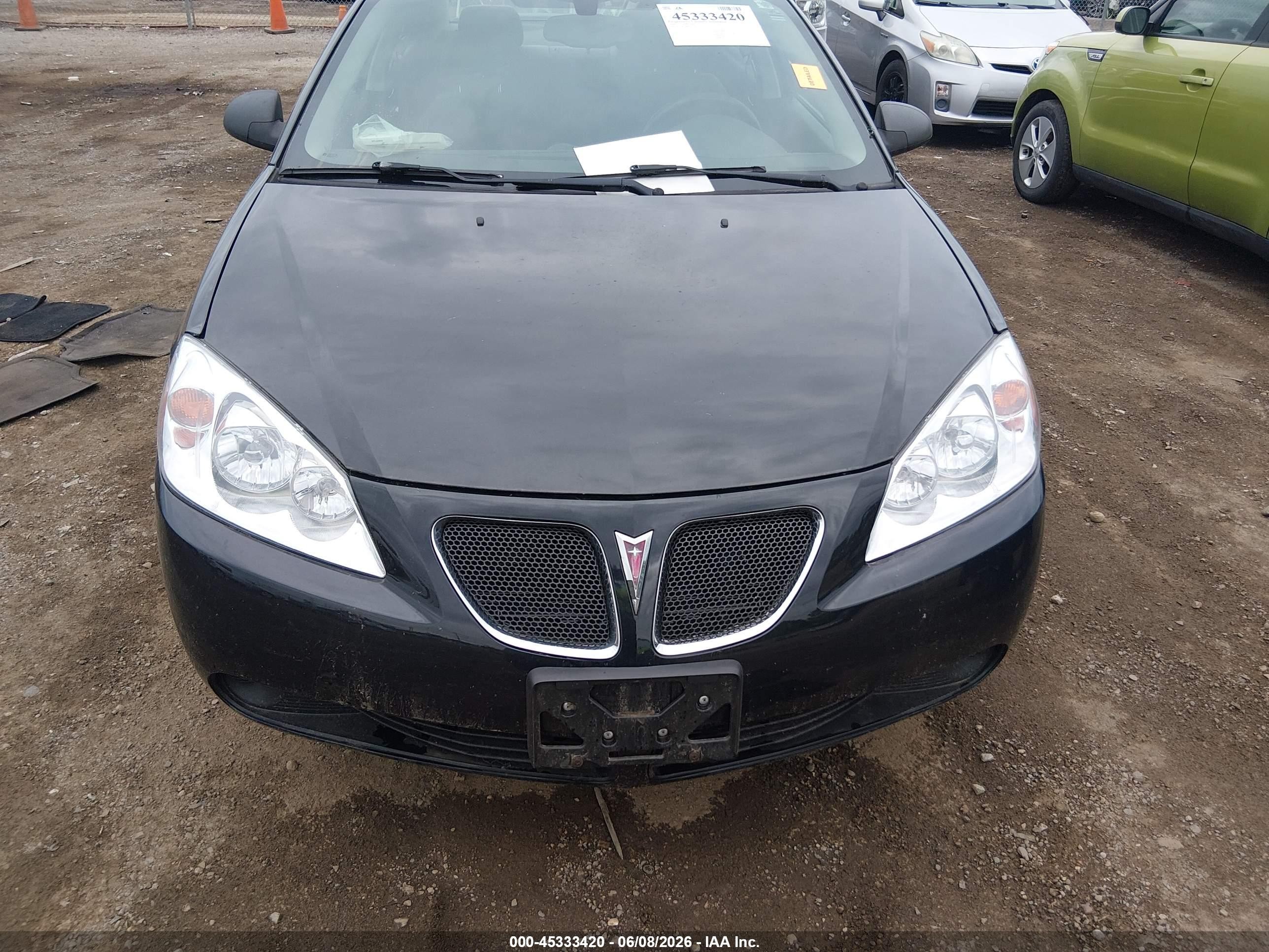 2009 Pontiac G6 Black vin: 1G2ZG57B694157128