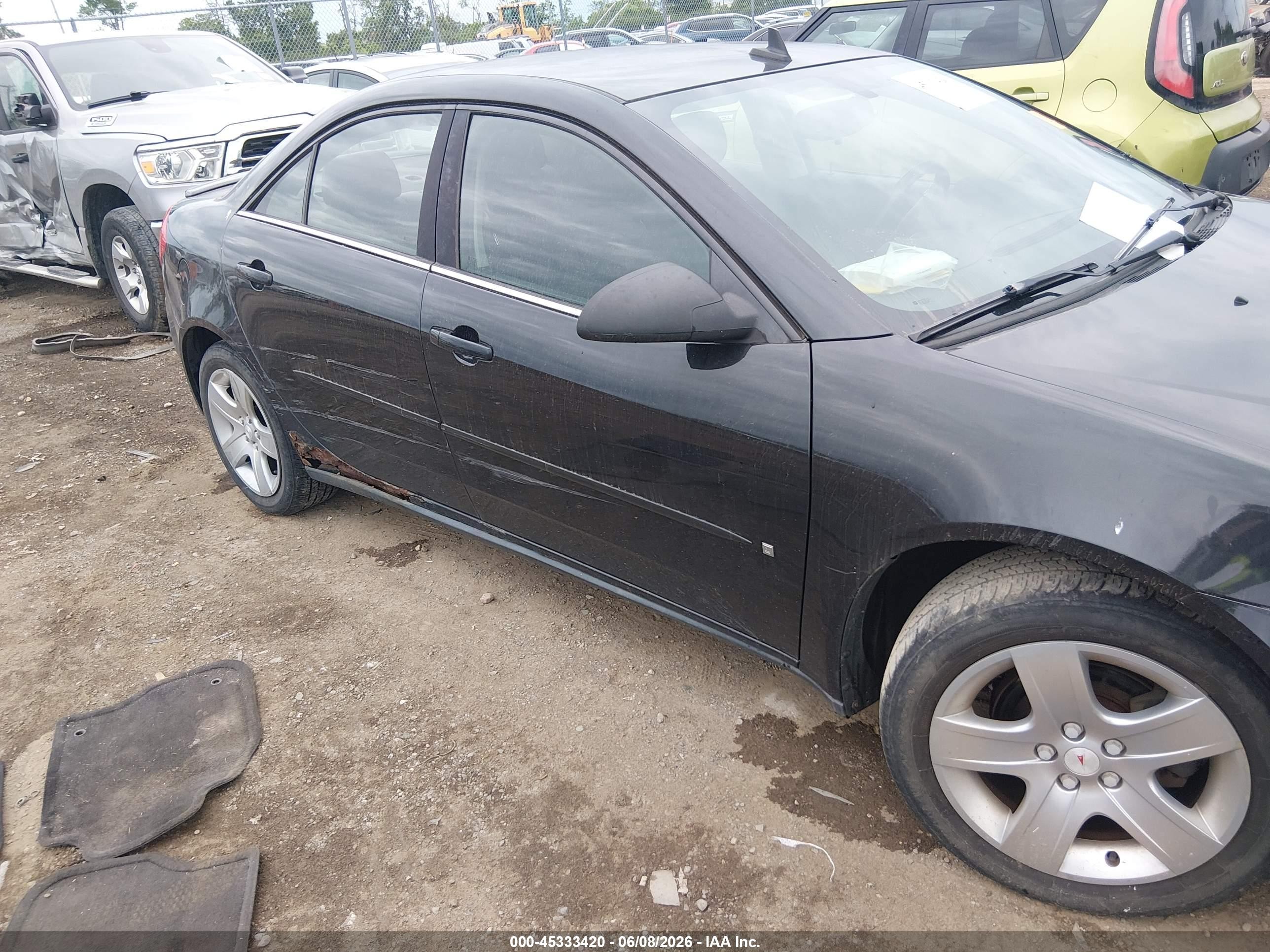 2009 Pontiac G6 Black vin: 1G2ZG57B694157128