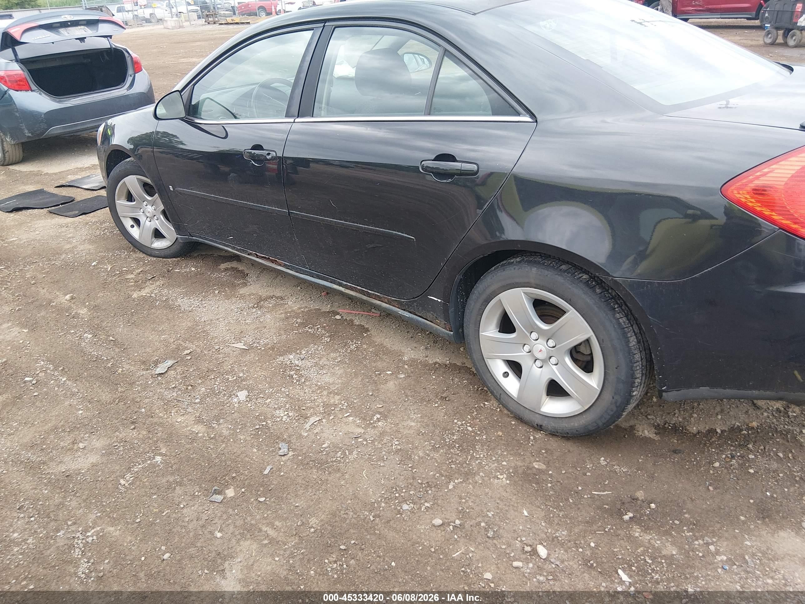 2009 Pontiac G6 Black vin: 1G2ZG57B694157128