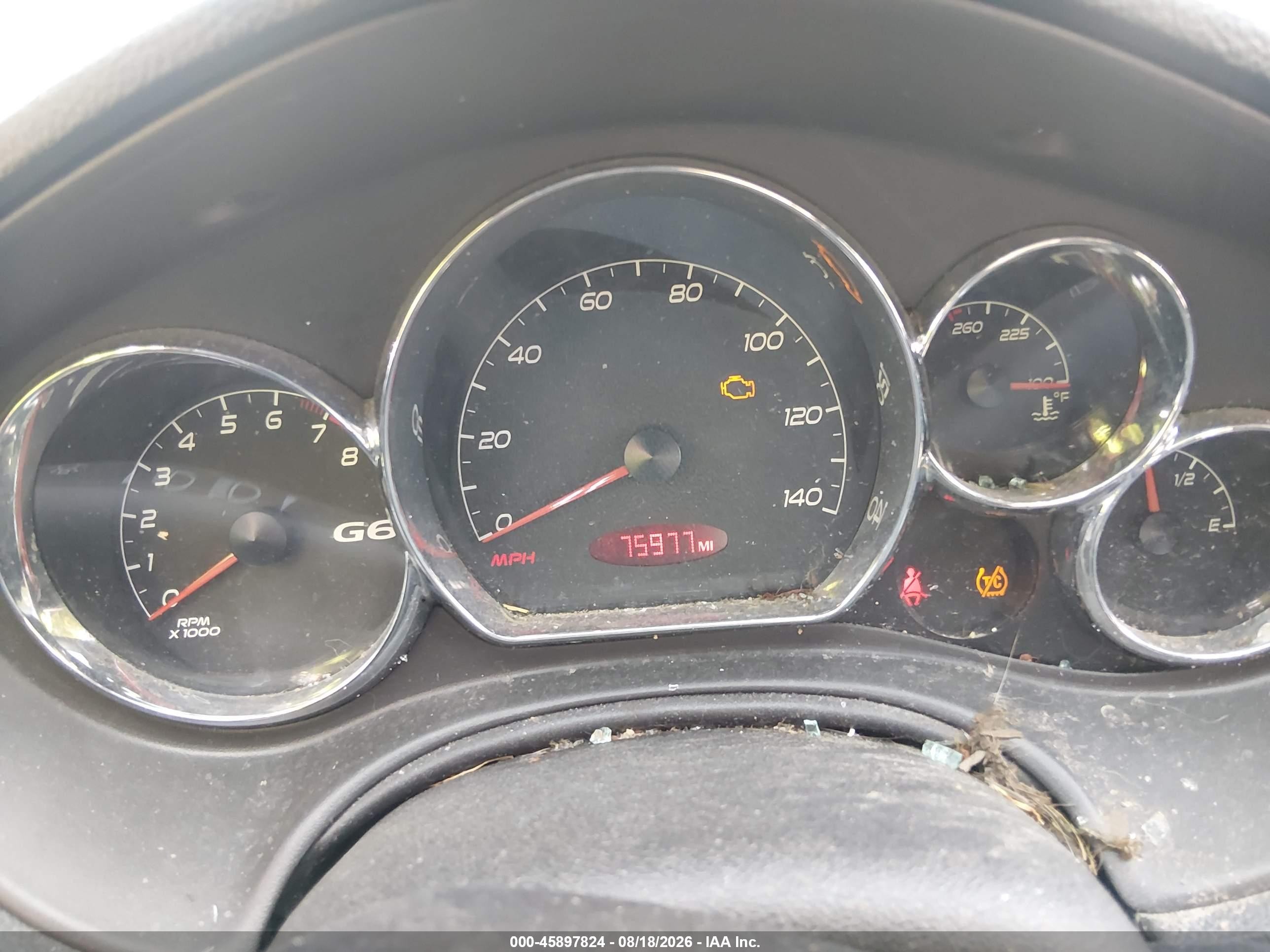 2008 Pontiac G6   Gray vin: 1G2ZG57B784175183