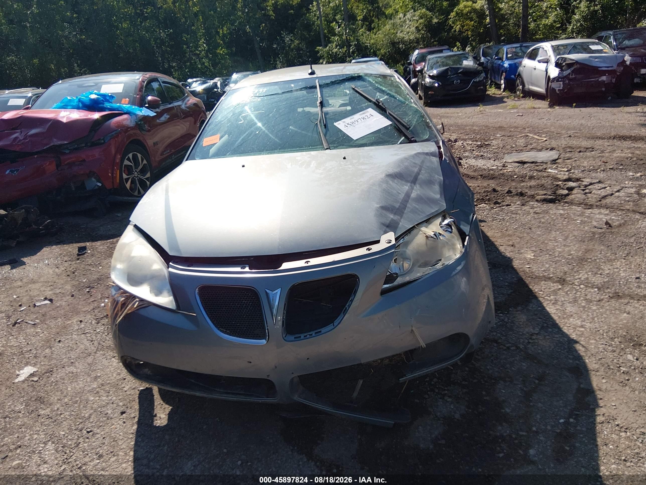 2008 Pontiac G6   Gray vin: 1G2ZG57B784175183