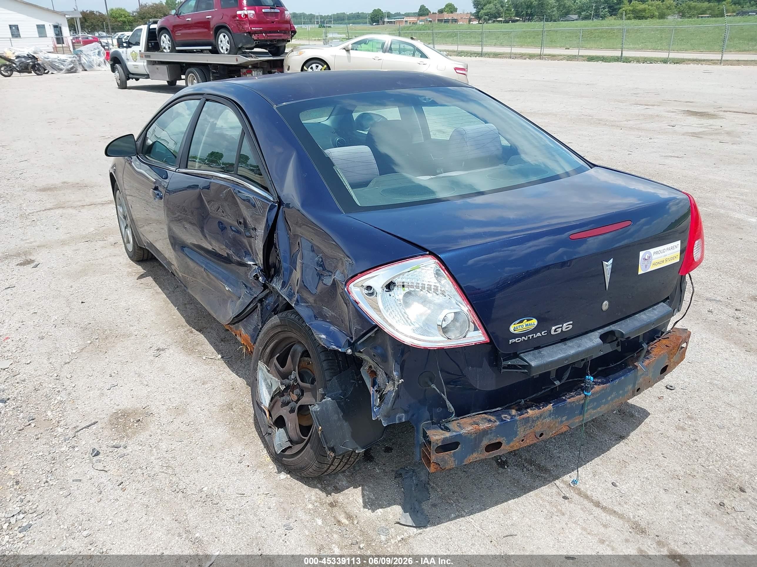 2008 Pontiac G6   Dark Blue vin: 1G2ZG57B784261609