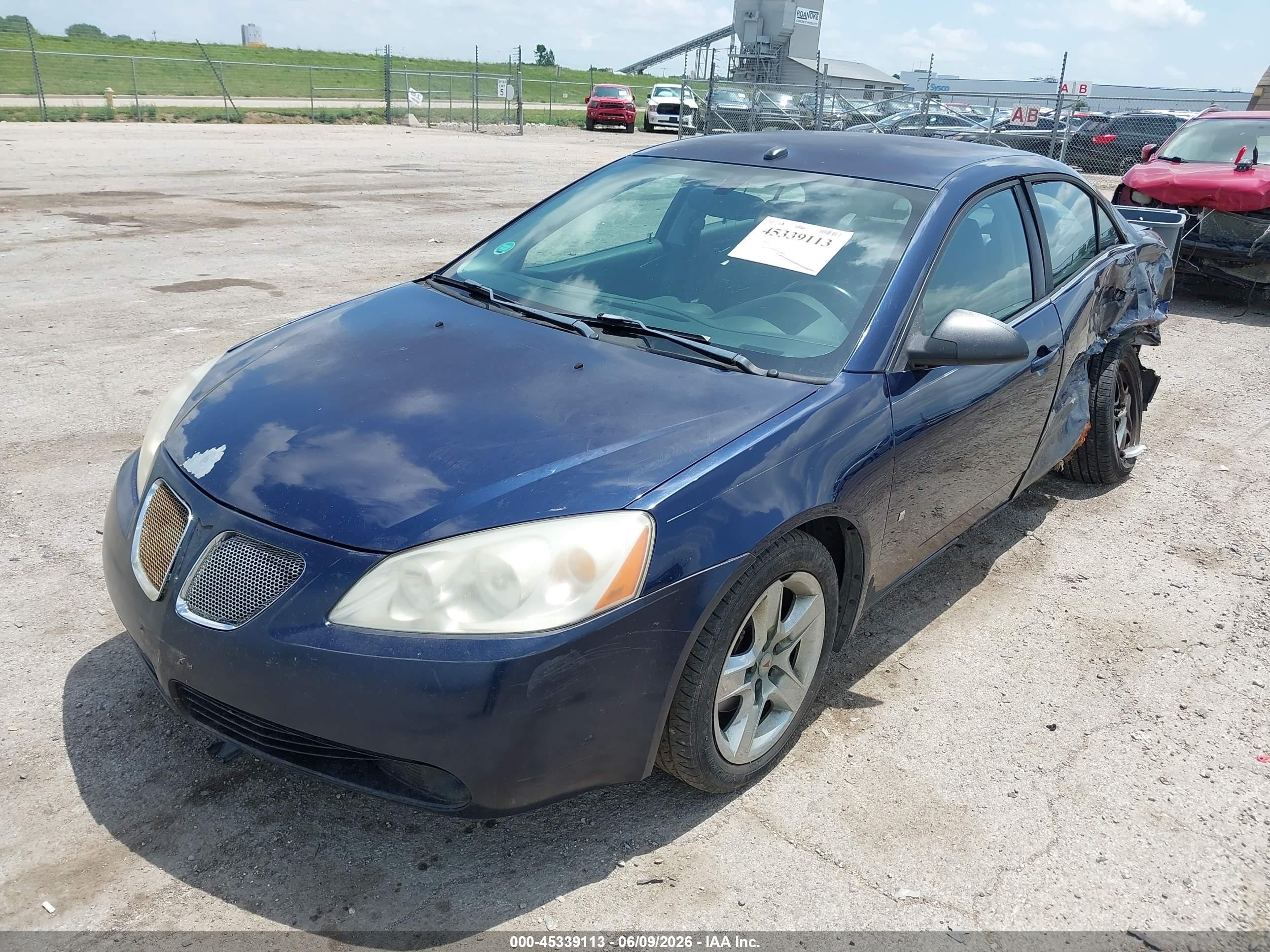 2008 Pontiac G6   Dark Blue vin: 1G2ZG57B784261609