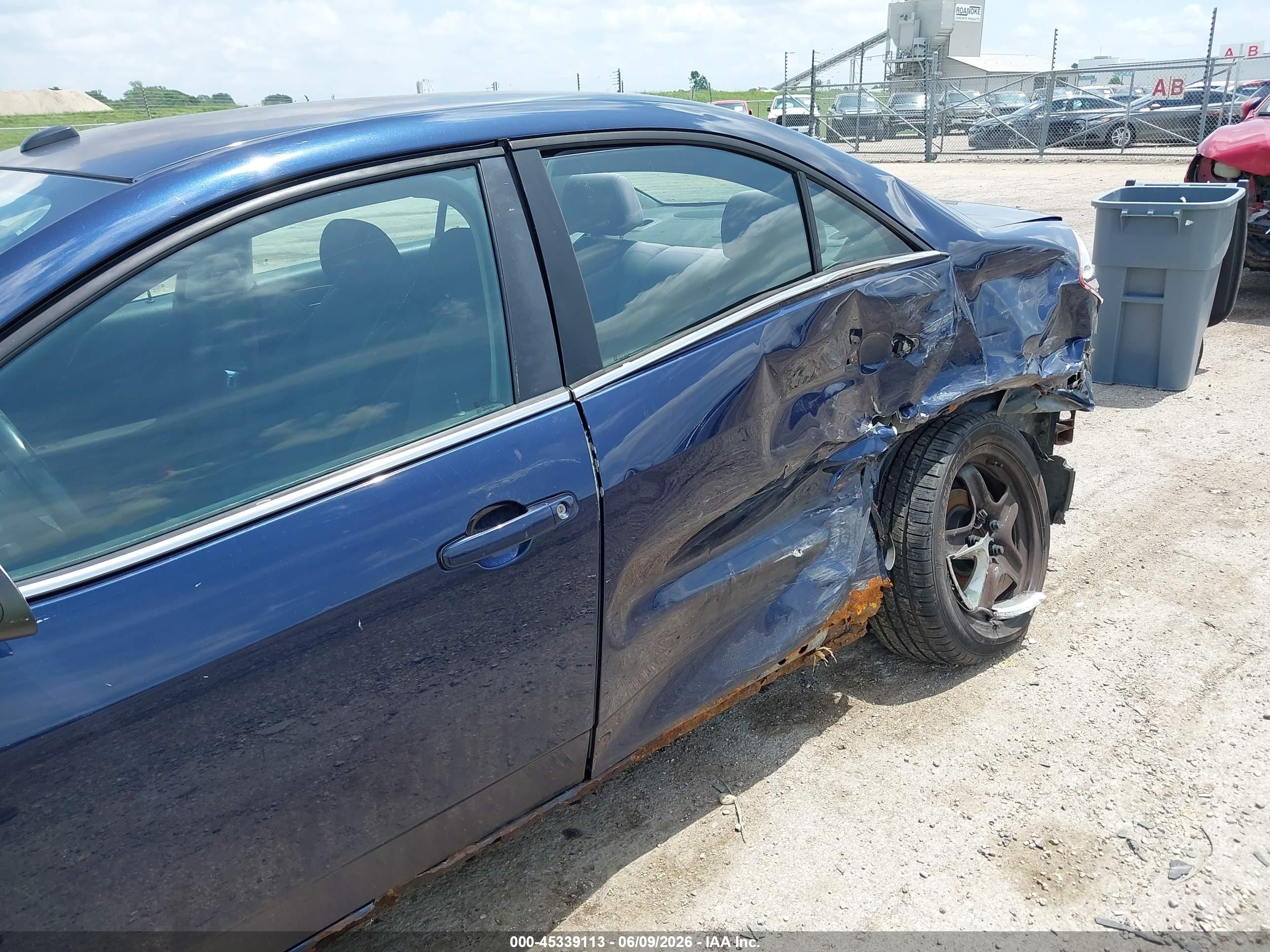 2008 Pontiac G6   Dark Blue vin: 1G2ZG57B784261609