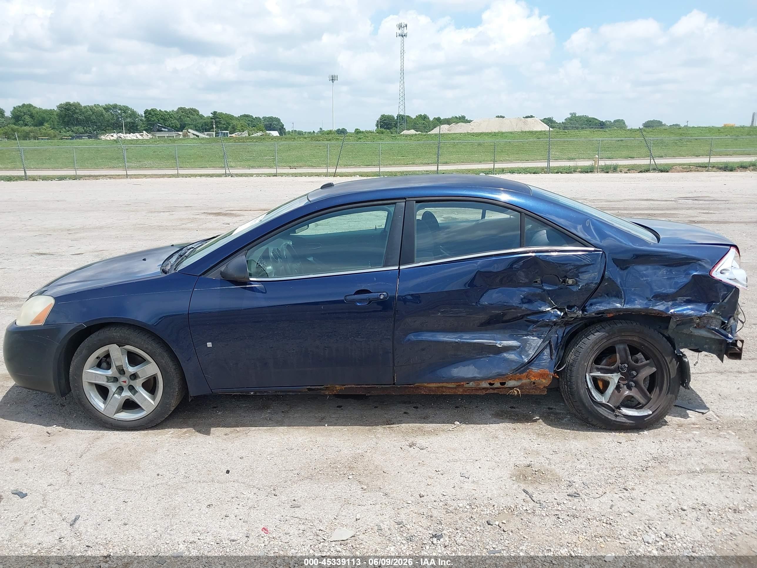 2008 Pontiac G6   Dark Blue vin: 1G2ZG57B784261609