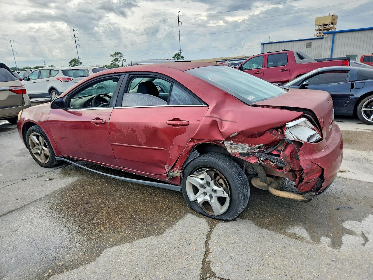 2008 Pontiac G6 Base Burgundy vin: 1G2ZG57B884192865