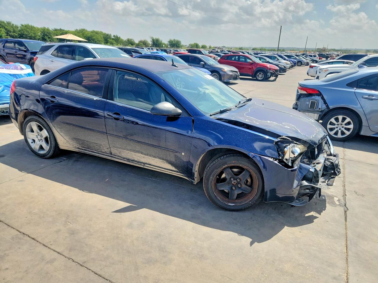 2008 Pontiac G6 Base Синий vin: 1G2ZG57B884224083