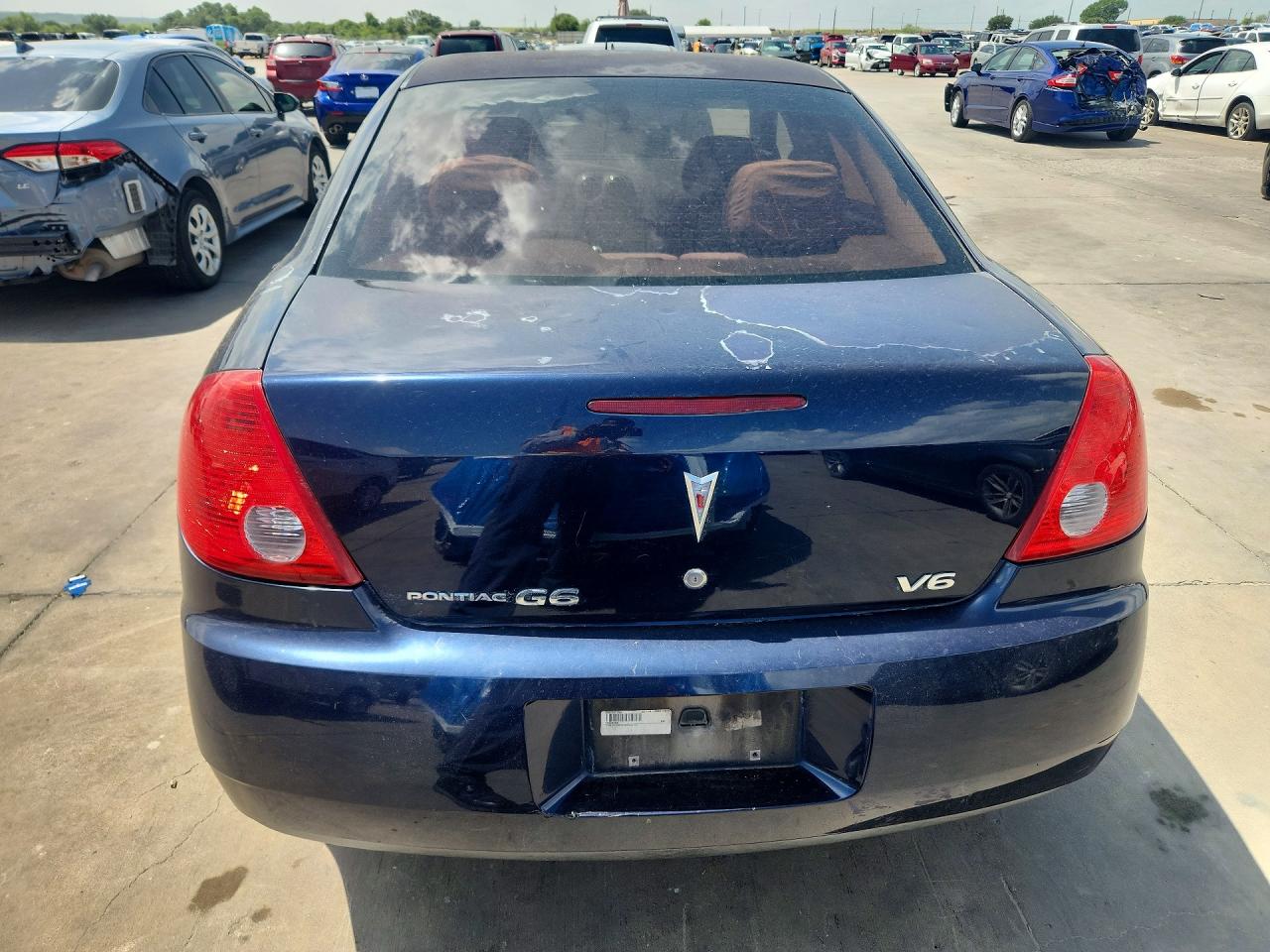 2008 Pontiac G6 Base Синий vin: 1G2ZG57B884224083