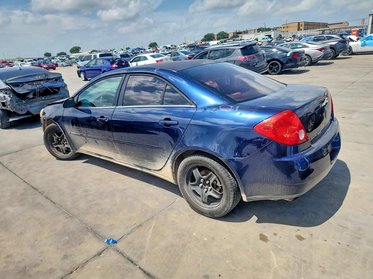 2008 Pontiac G6 Base Синий vin: 1G2ZG57B884224083