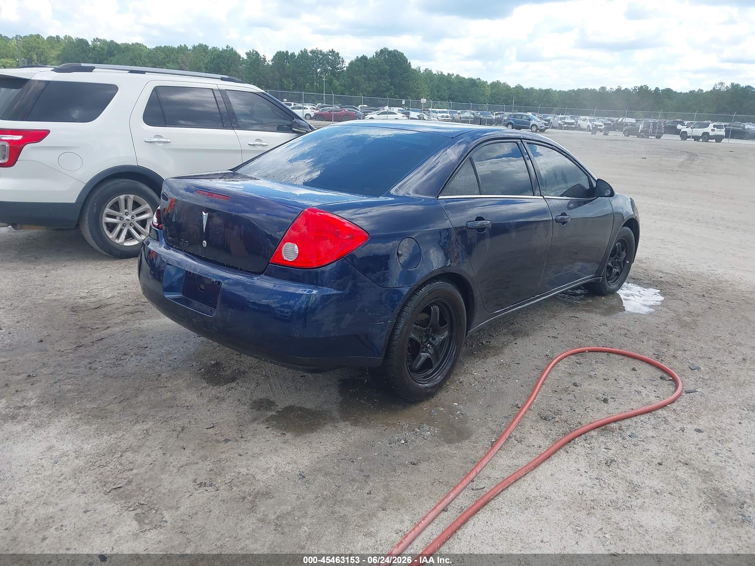2008 Pontiac G6 Dark Blue vin: 1G2ZG57B884238517