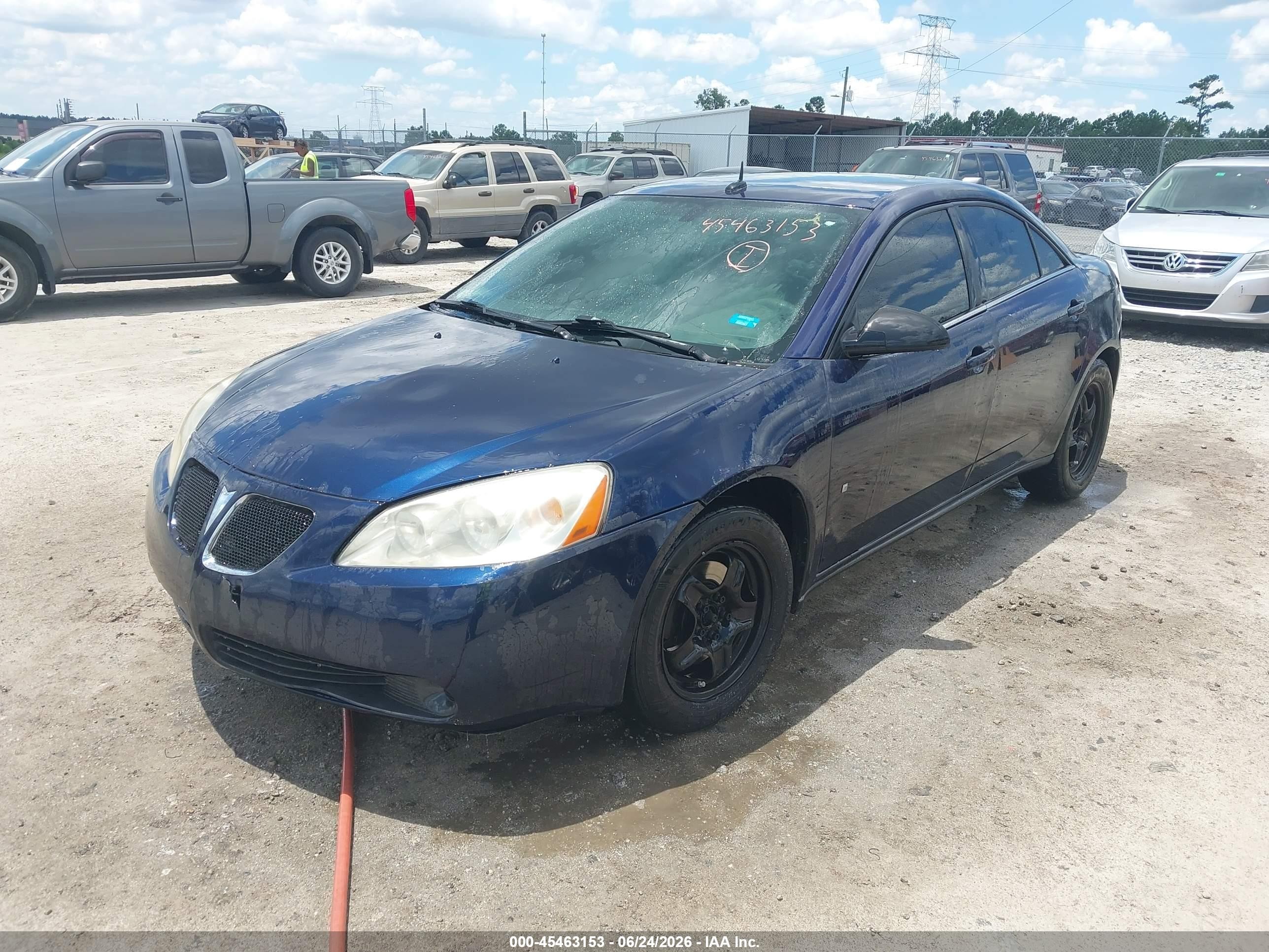 2008 Pontiac G6 Dark Blue vin: 1G2ZG57B884238517