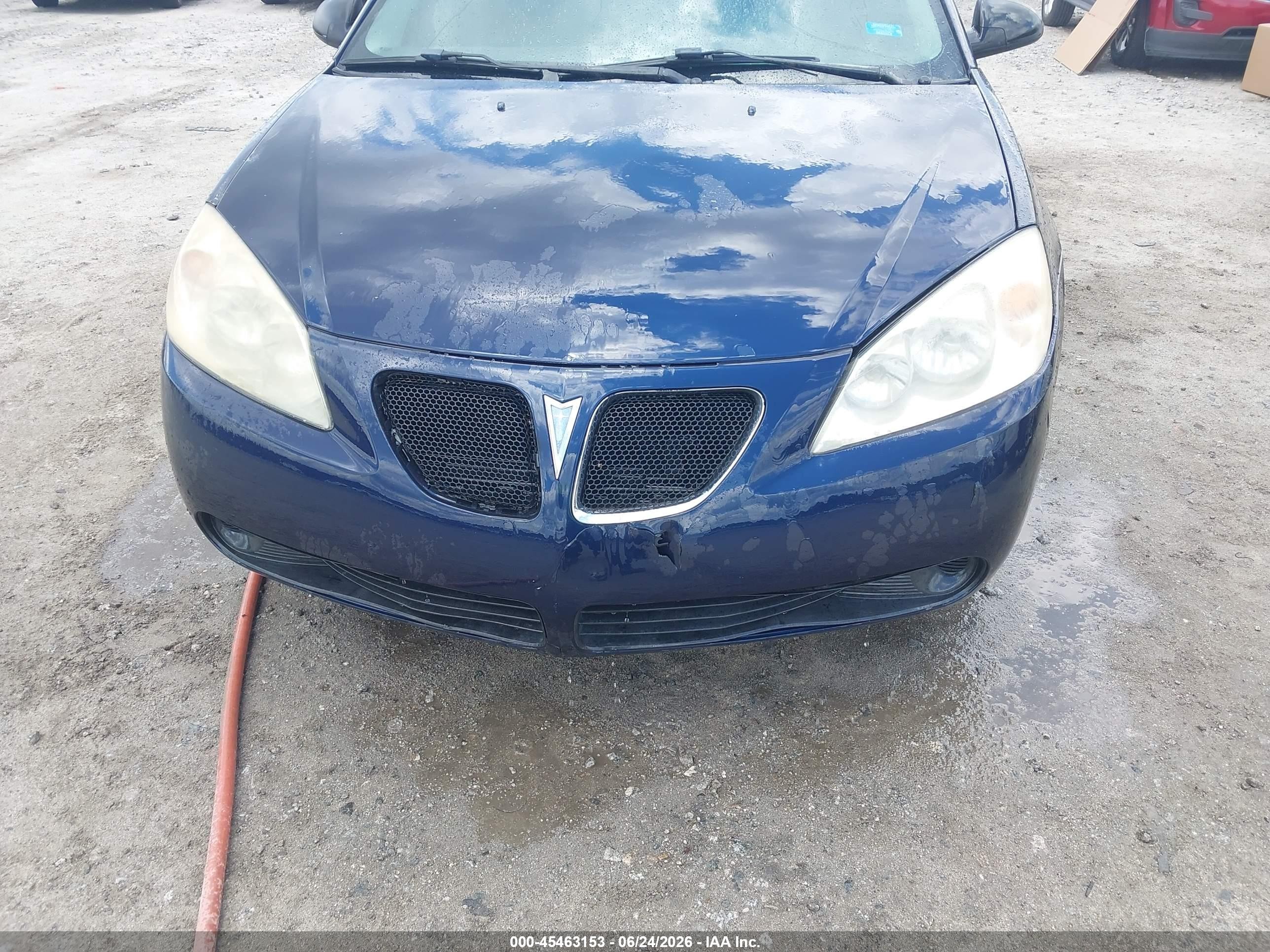 2008 Pontiac G6 Dark Blue vin: 1G2ZG57B884238517