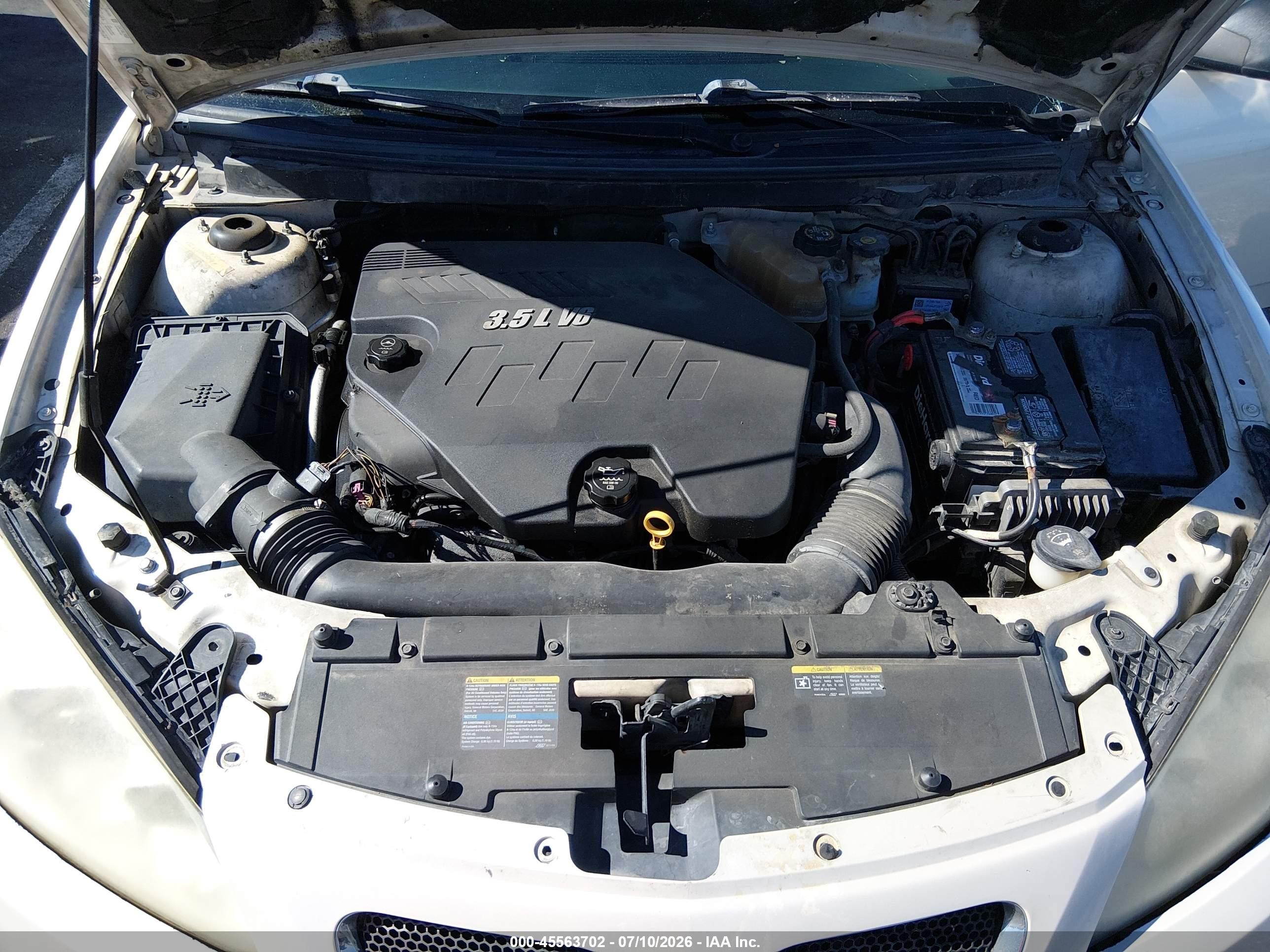 2008 Pontiac G6 White vin: 1G2ZG57N184156350