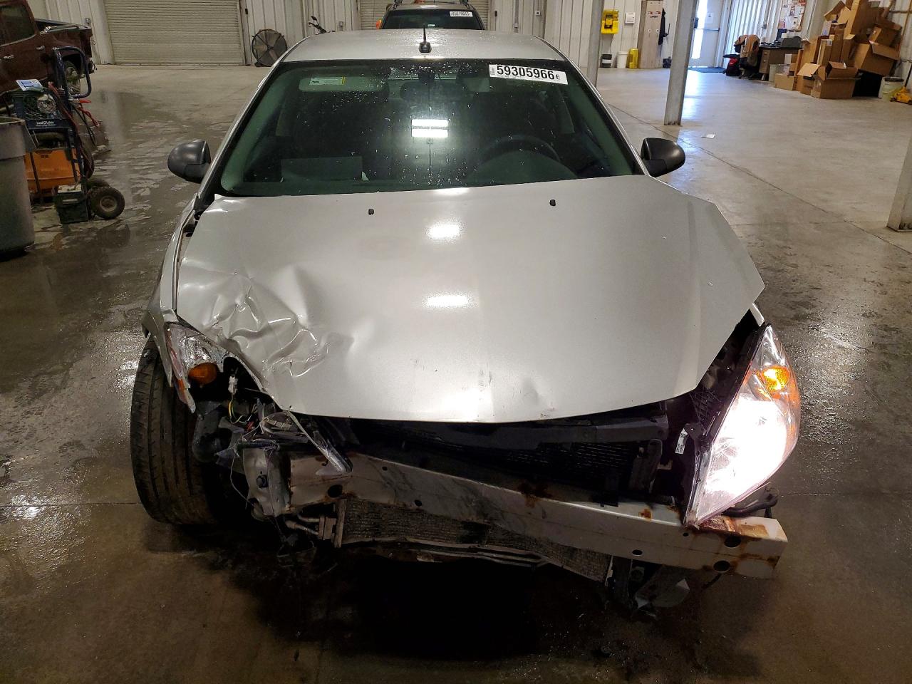 2008 Pontiac G6 Base Silver vin: 1G2ZG57N184158891
