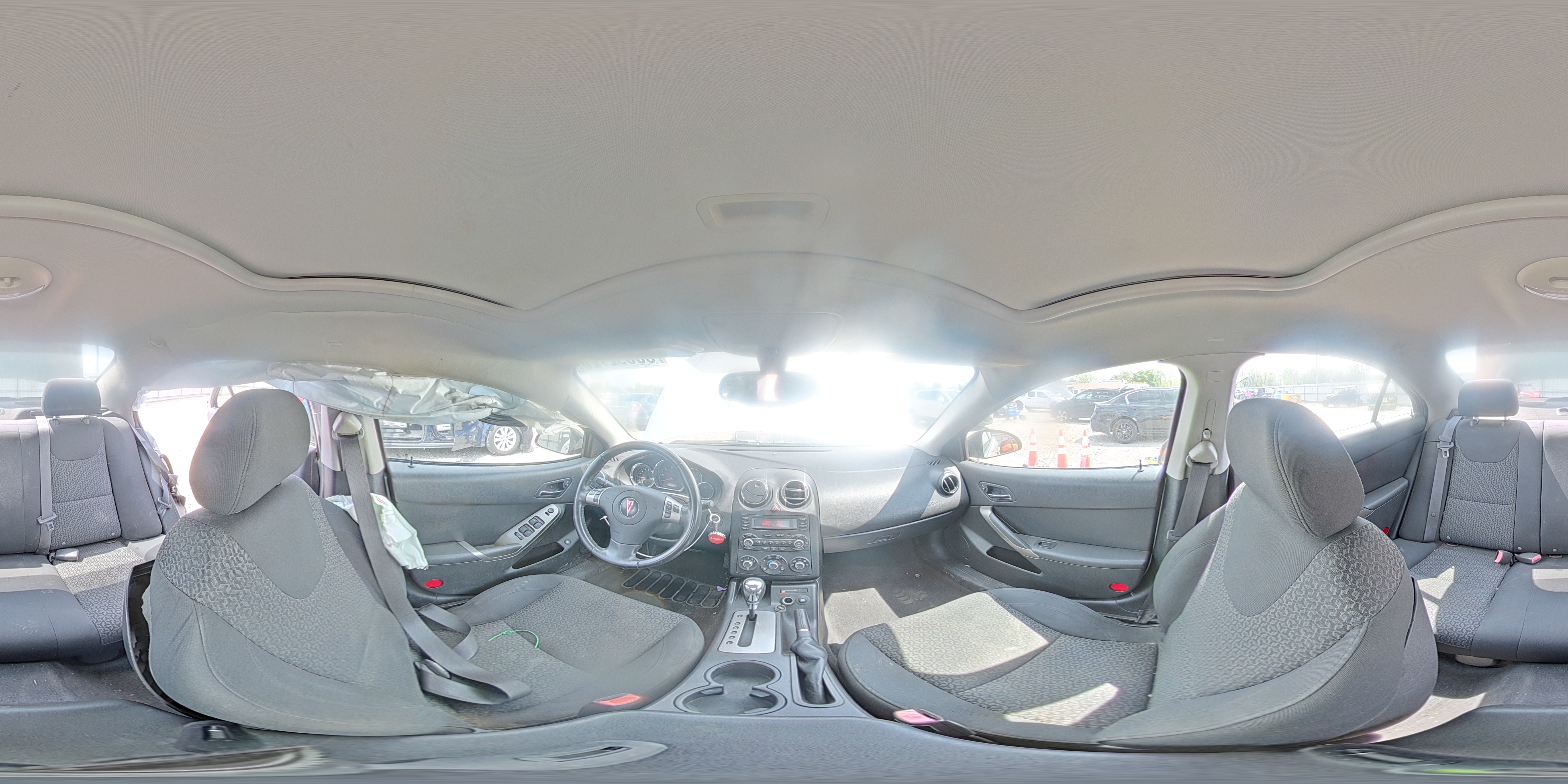 2008 Pontiac G6 Base Silver vin: 1G2ZG57N184295474