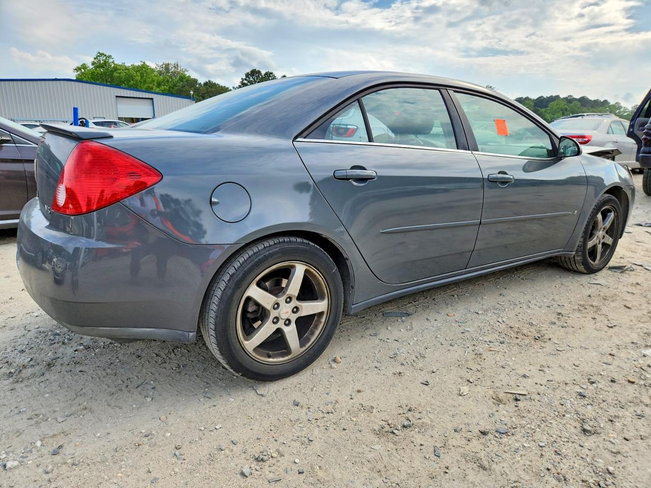 2008 Pontiac G6 Base Gray vin: 1G2ZG57N284115161