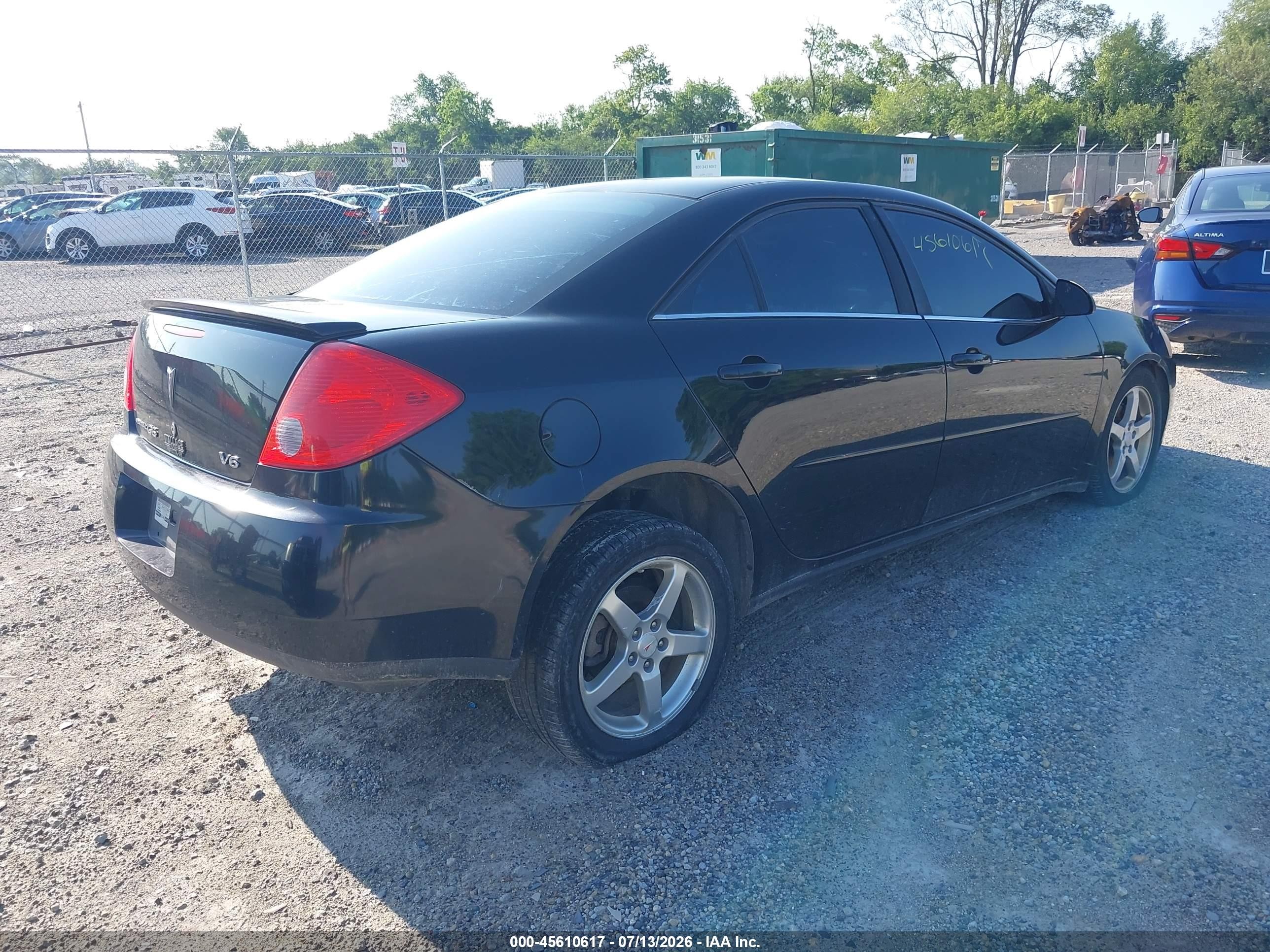 2008 Pontiac G6   Черный vin: 1G2ZG57N284147902