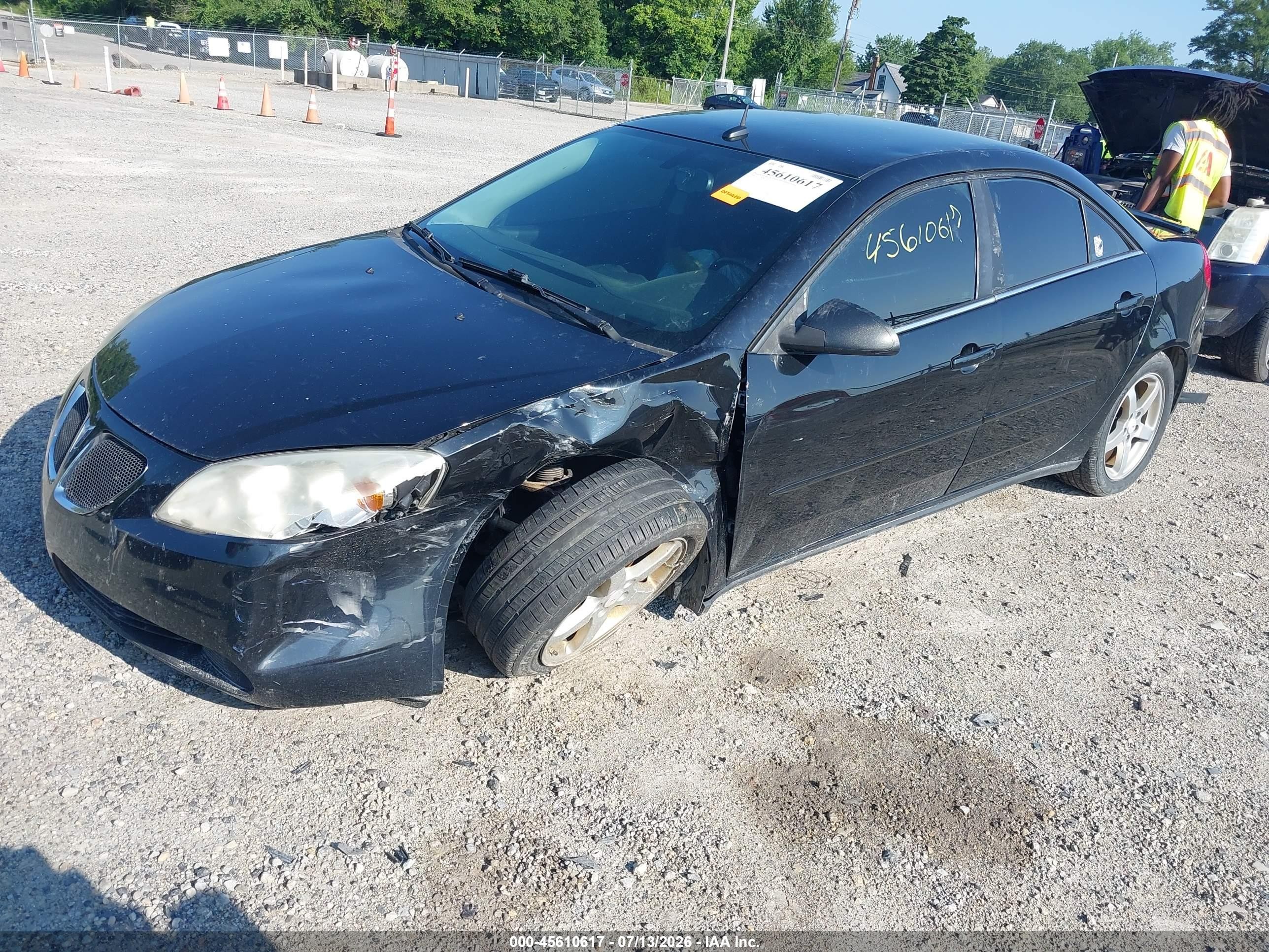2008 Pontiac G6   Черный vin: 1G2ZG57N284147902