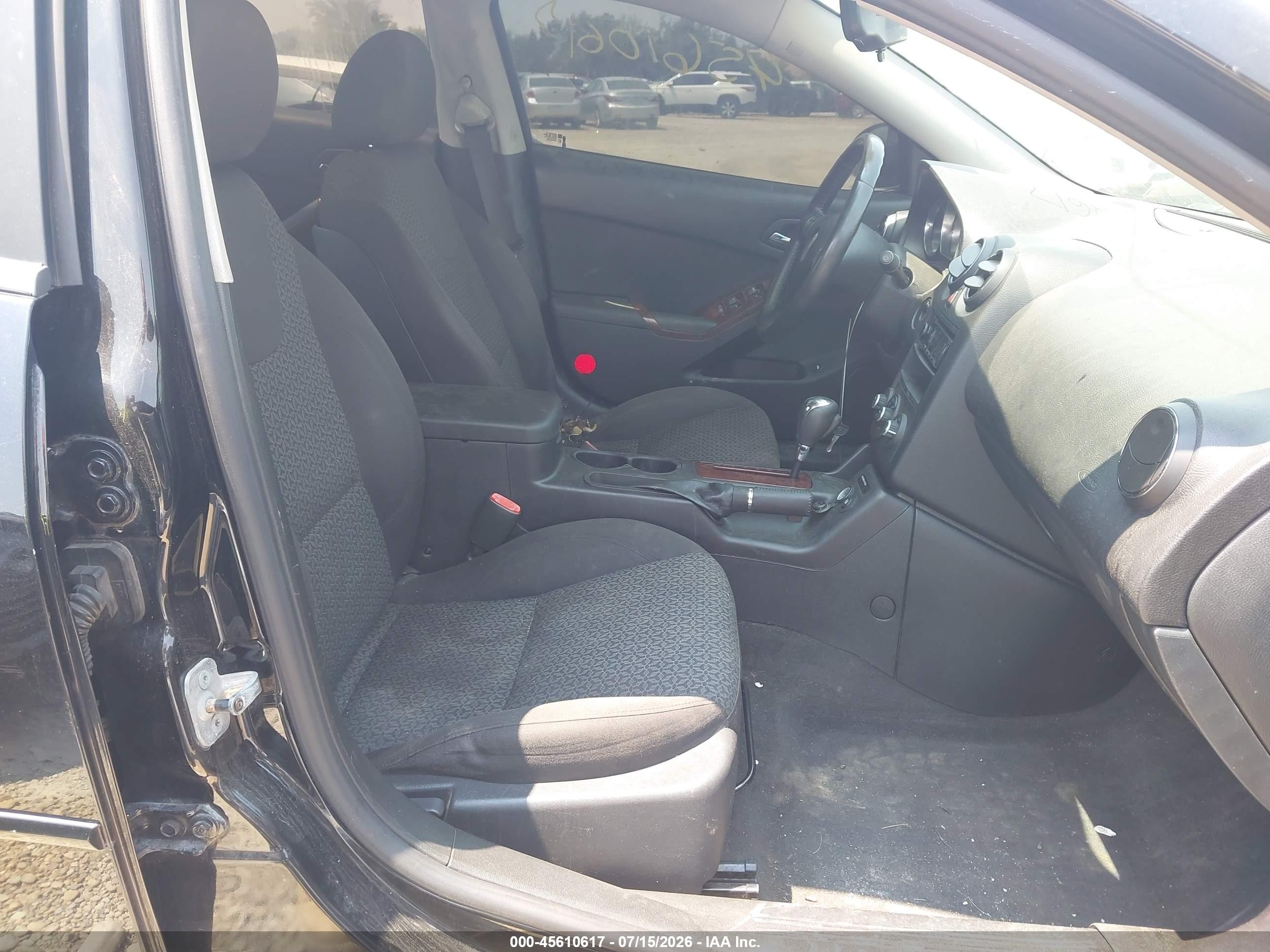 2008 Pontiac G6   Черный vin: 1G2ZG57N284147902