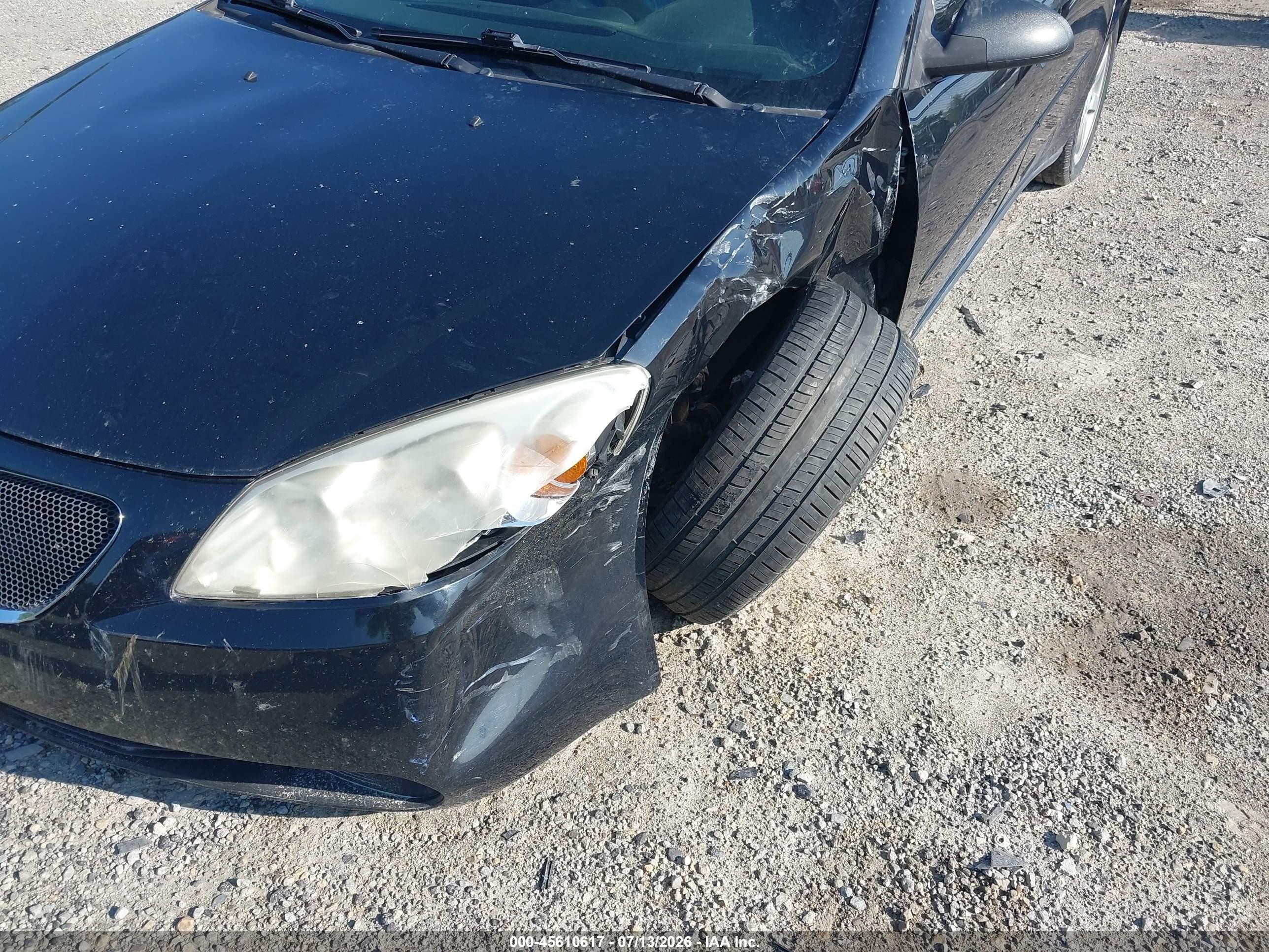 2008 Pontiac G6   Черный vin: 1G2ZG57N284147902