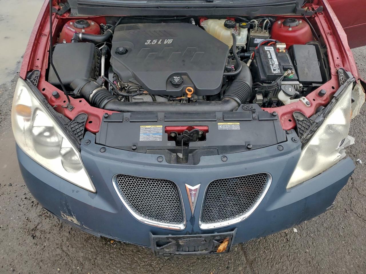 2009 Pontiac G6 Burgundy vin: 1G2ZG57N294136495