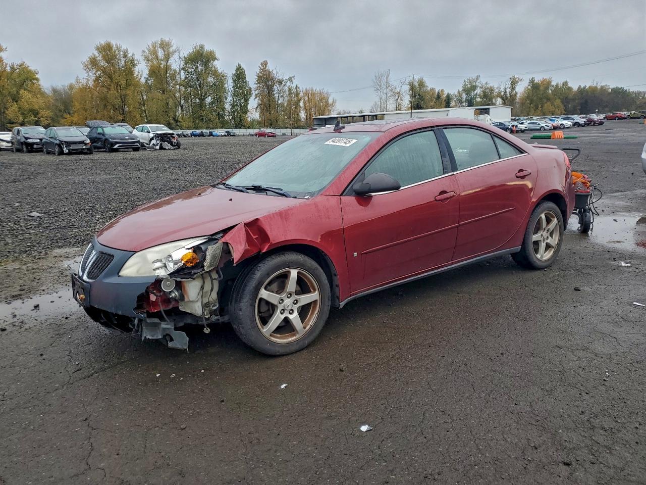 2009 Pontiac G6 Burgundy vin: 1G2ZG57N294136495