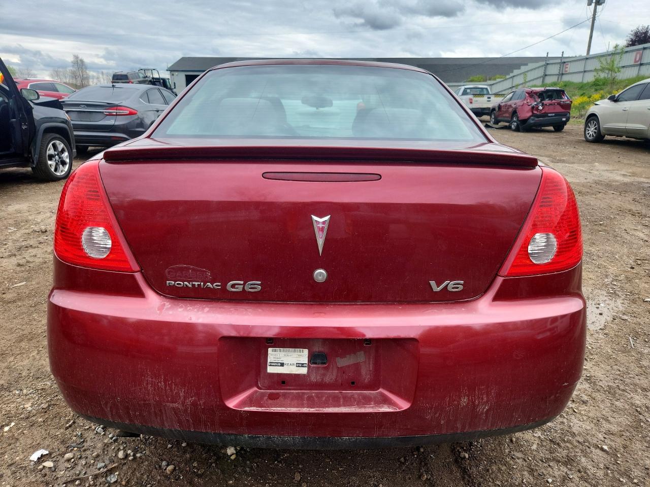 2008 Pontiac G6 Base Бордовый vin: 1G2ZG57N384149996