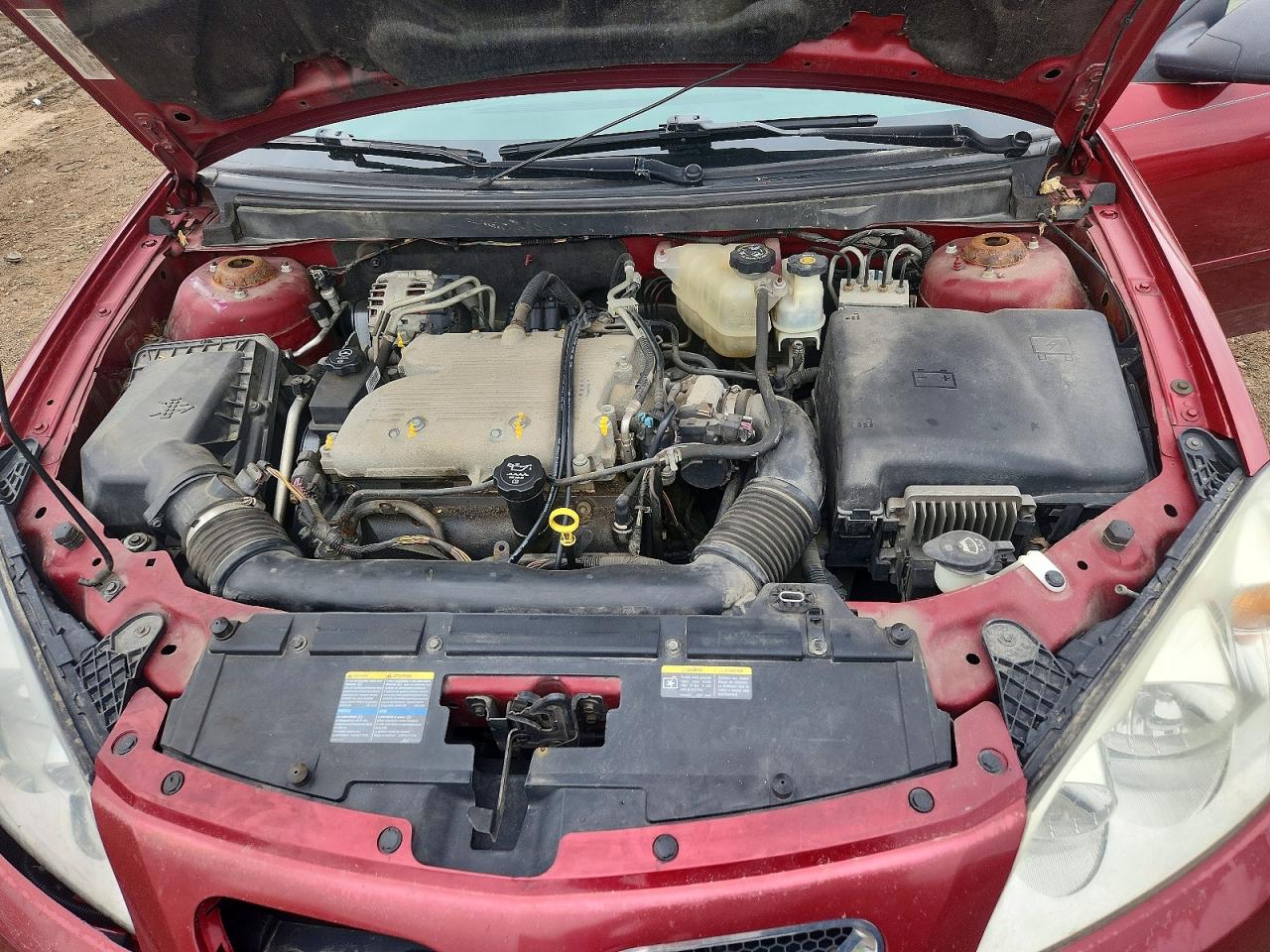 2008 Pontiac G6 Base Бордовый vin: 1G2ZG57N384149996