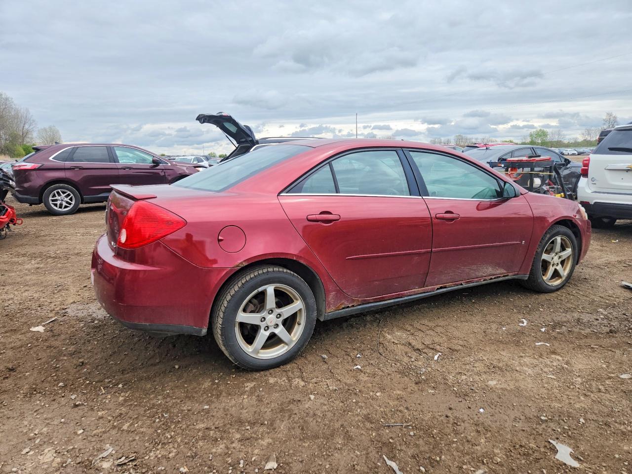 2008 Pontiac G6 Base Бордовый vin: 1G2ZG57N384149996