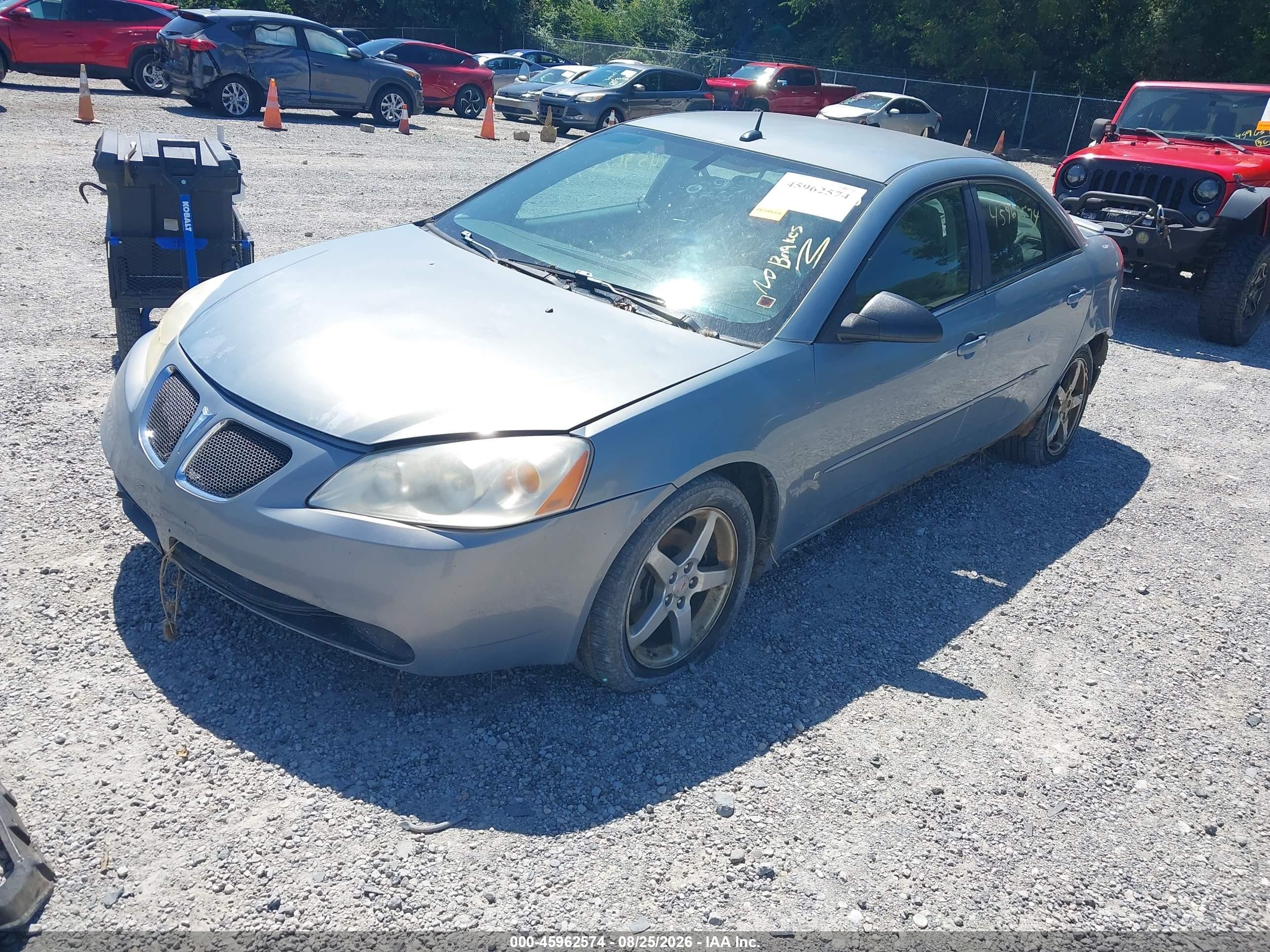 2008 Pontiac G6 Blue vin: 1G2ZG57N384166099