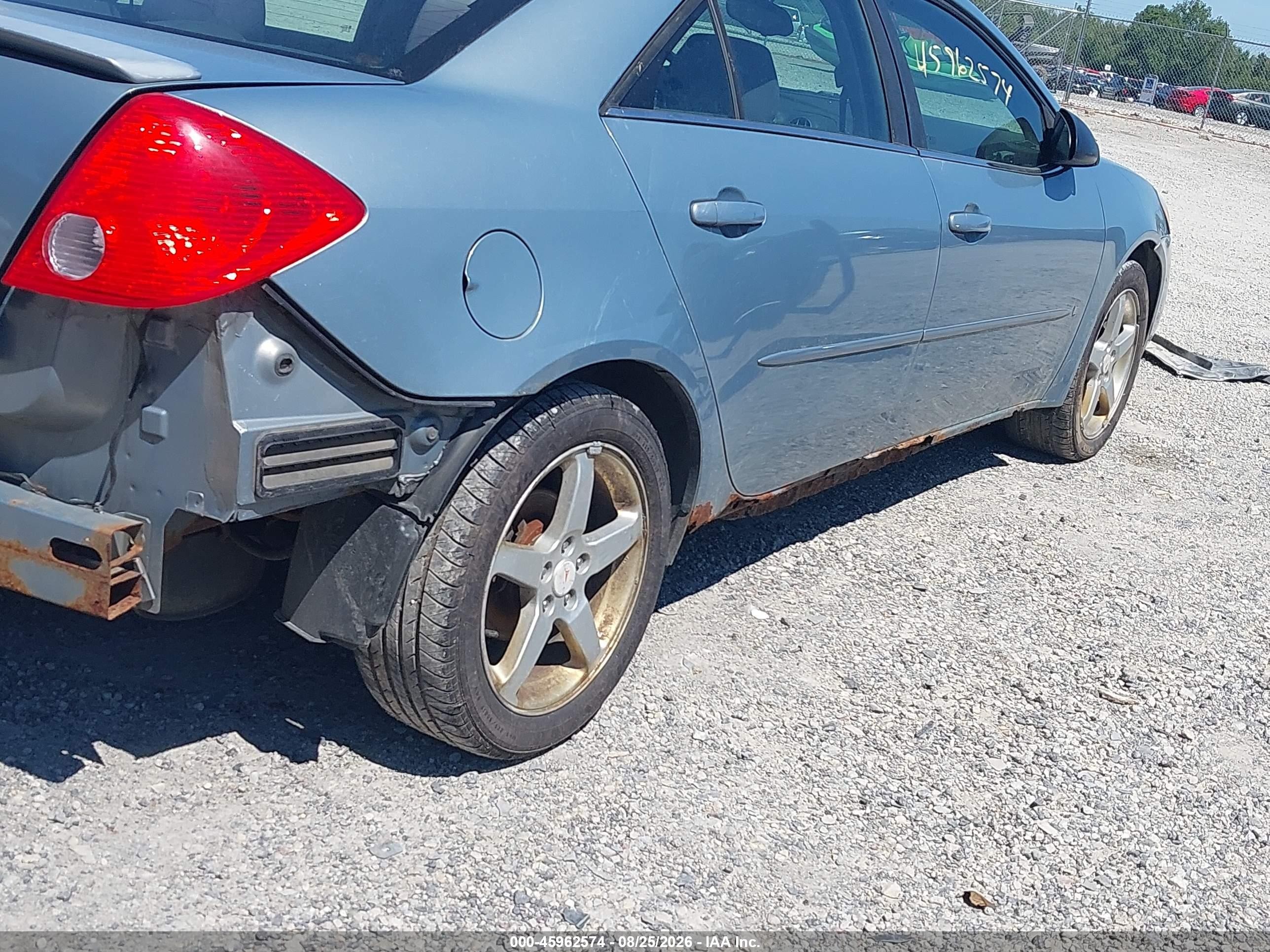 2008 Pontiac G6 Blue vin: 1G2ZG57N384166099