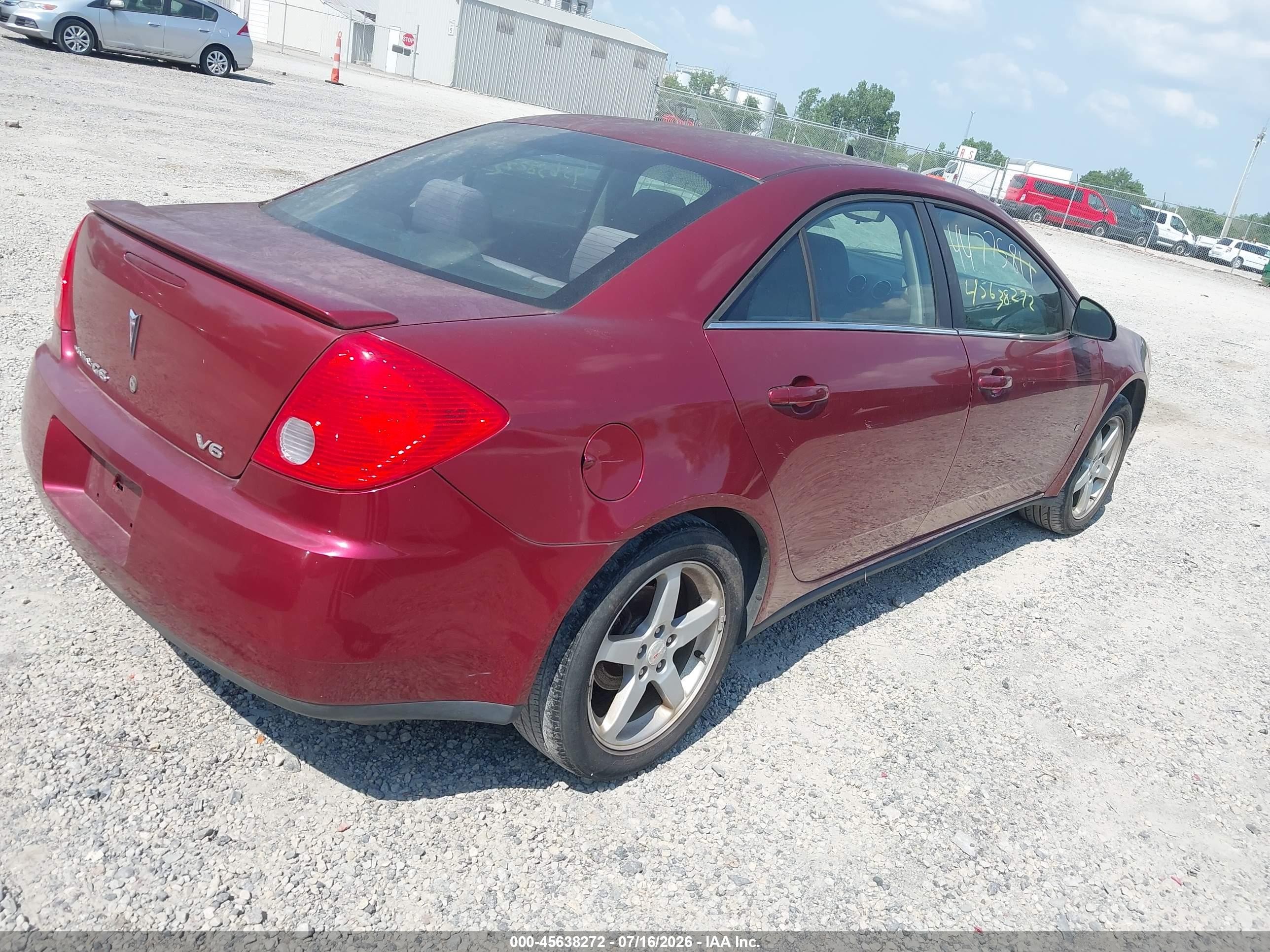 2008 Pontiac G6   Темно-бордовый vin: 1G2ZG57N484204052